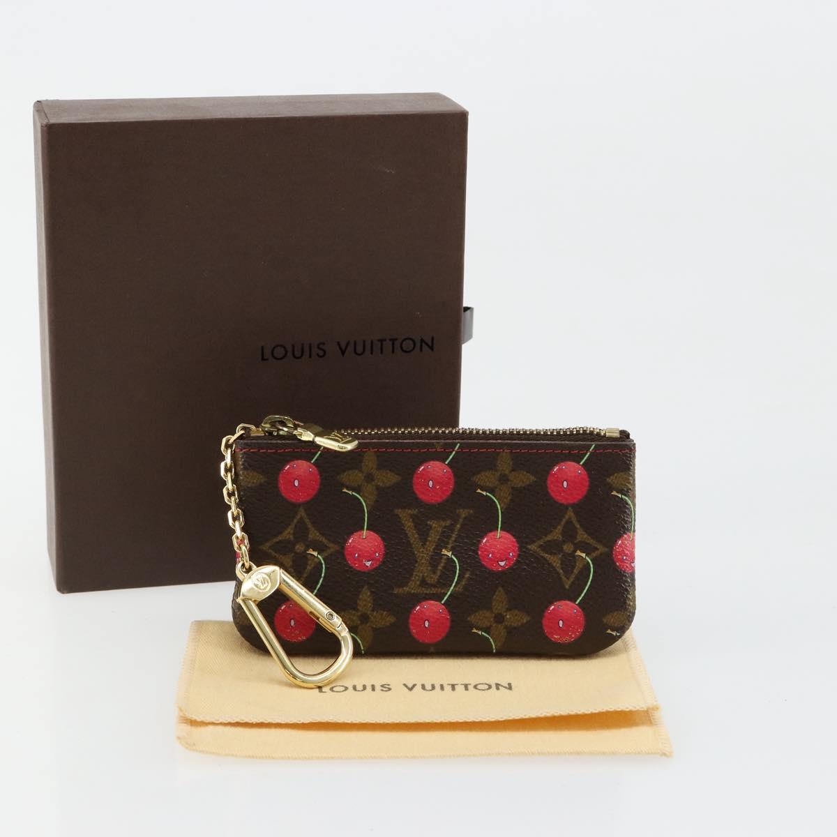 LOUIS VUITTON Monogram Cherry Pochette Cles Coin Purse M95042 LV Auth 177070V