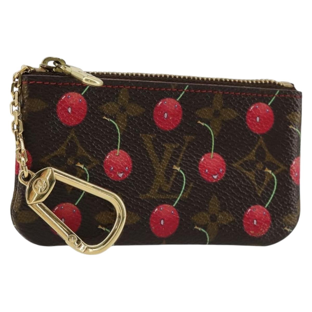 LOUIS VUITTON Monogram Cherry Pochette Cles Coin Purse M95042 LV Auth 177070V
