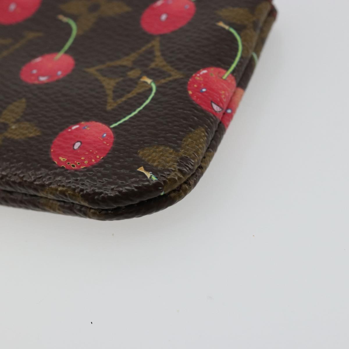 LOUIS VUITTON Monogram Cherry Pochette Cles Coin Purse M95042 LV Auth 177070V