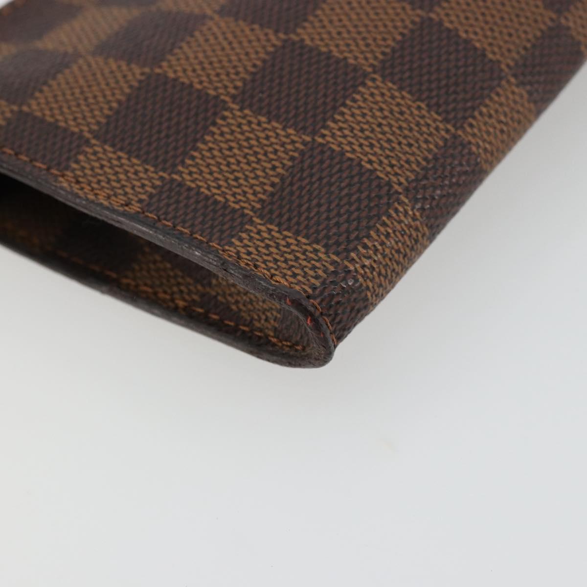 LOUIS VUITTON Damier Ebene Marais Pouch LV Auth 177071