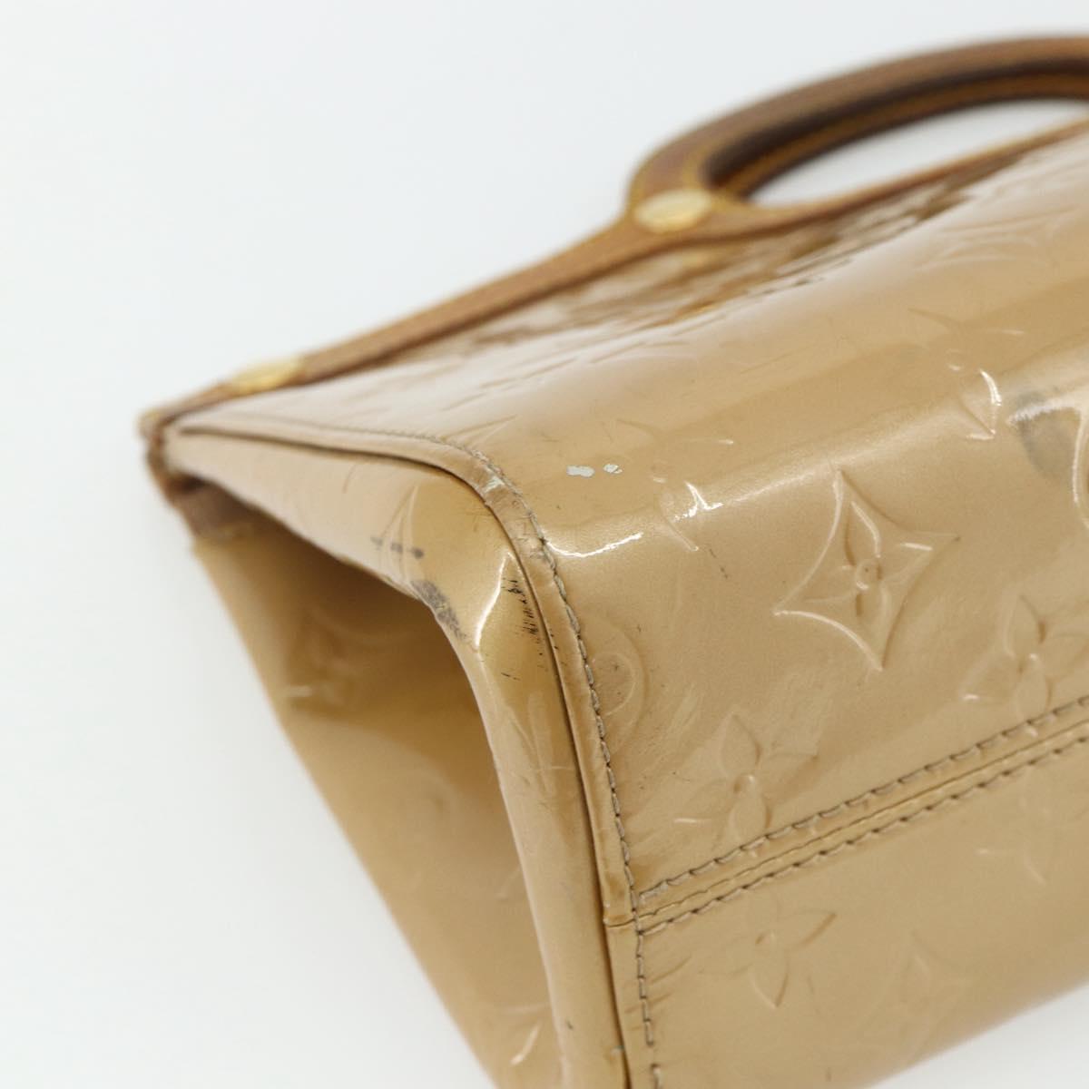 LOUIS VUITTON Monogram Vernis Roxbury Drive Bag 2Way Noisette M91372 Auth 177091