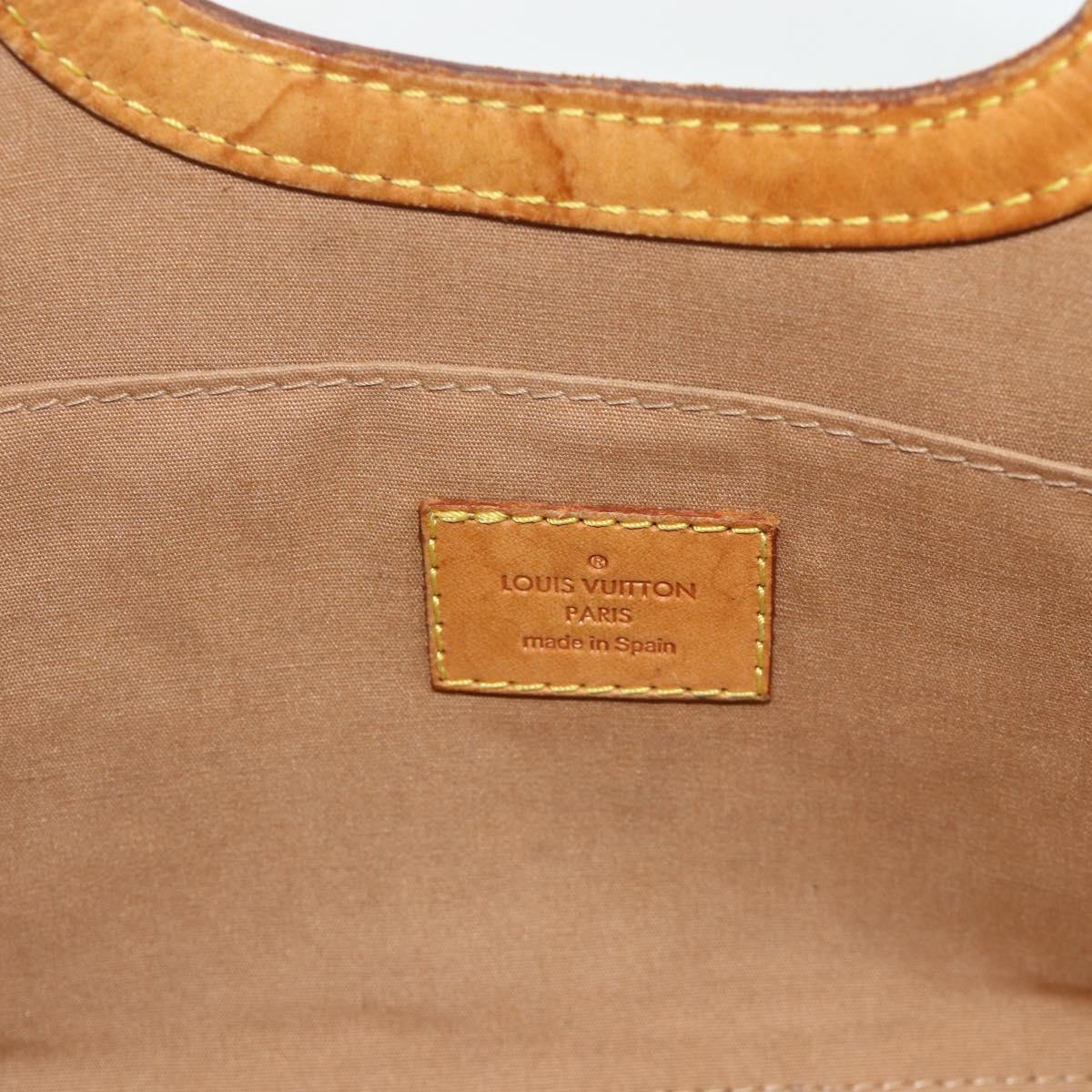 LOUIS VUITTON Monogram Vernis Roxbury Drive Bag 2Way Noisette M91372 Auth 177091