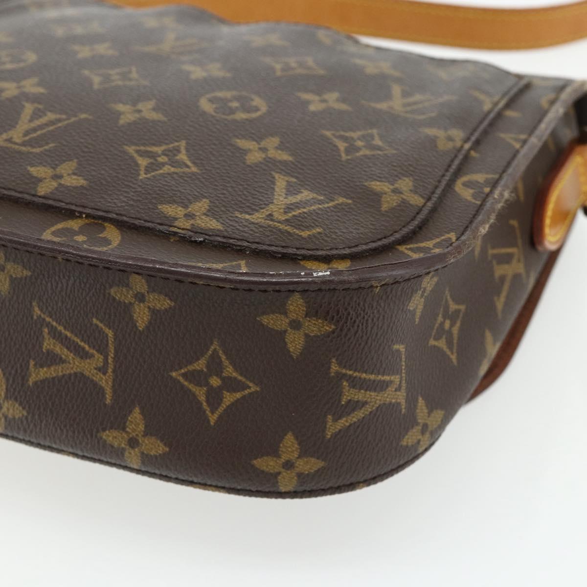 LOUIS VUITTON Monogram Saint Cloud GM Shoulder Bag M51242 LV Auth 177092A