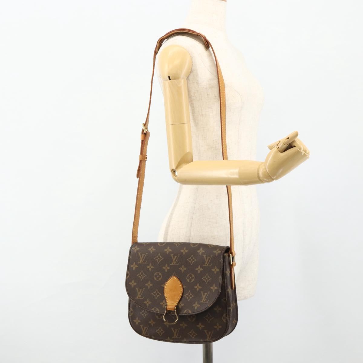 LOUIS VUITTON Monogram Saint Cloud GM Shoulder Bag M51242 LV Auth 177092A