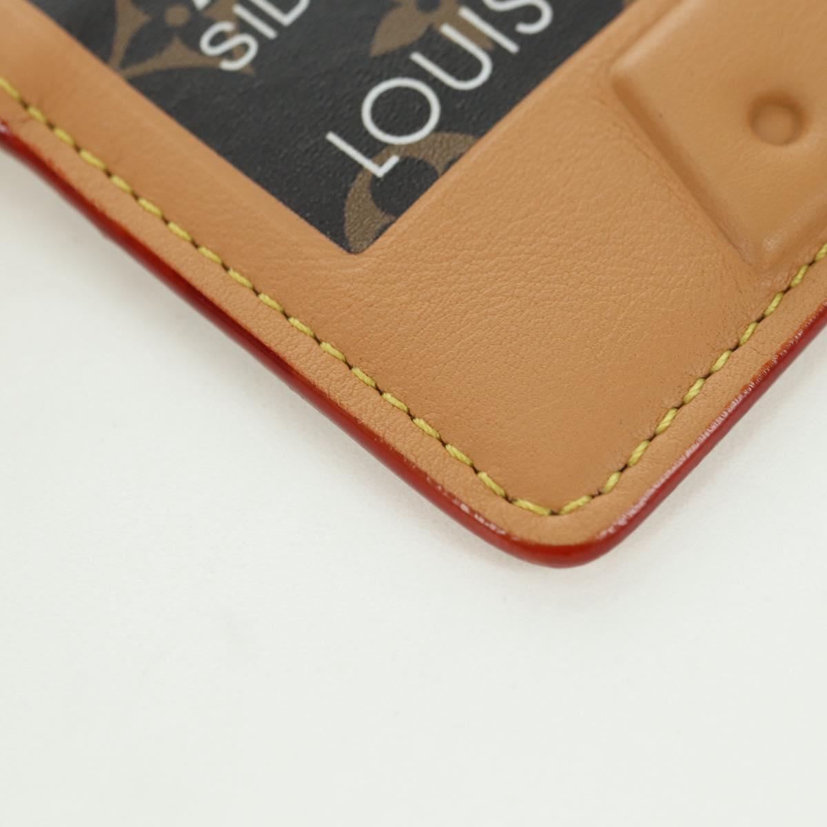 LOUIS VUITTON Monogram Porte Cartes LV Tape Card Case M14066 LV Auth 177098SM