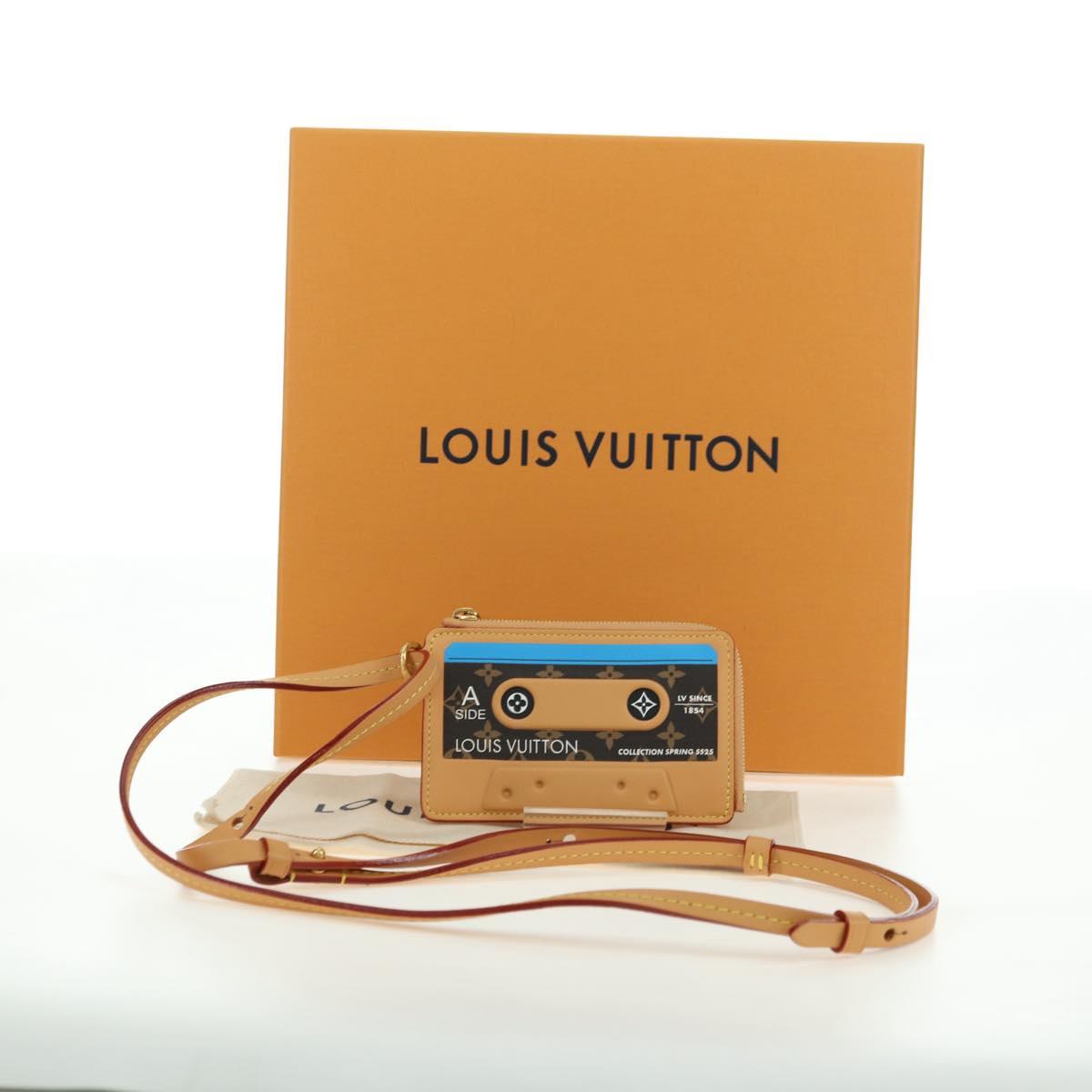 LOUIS VUITTON Monogram Porte Cartes LV Tape Card Case M14066 LV Auth 177098SM