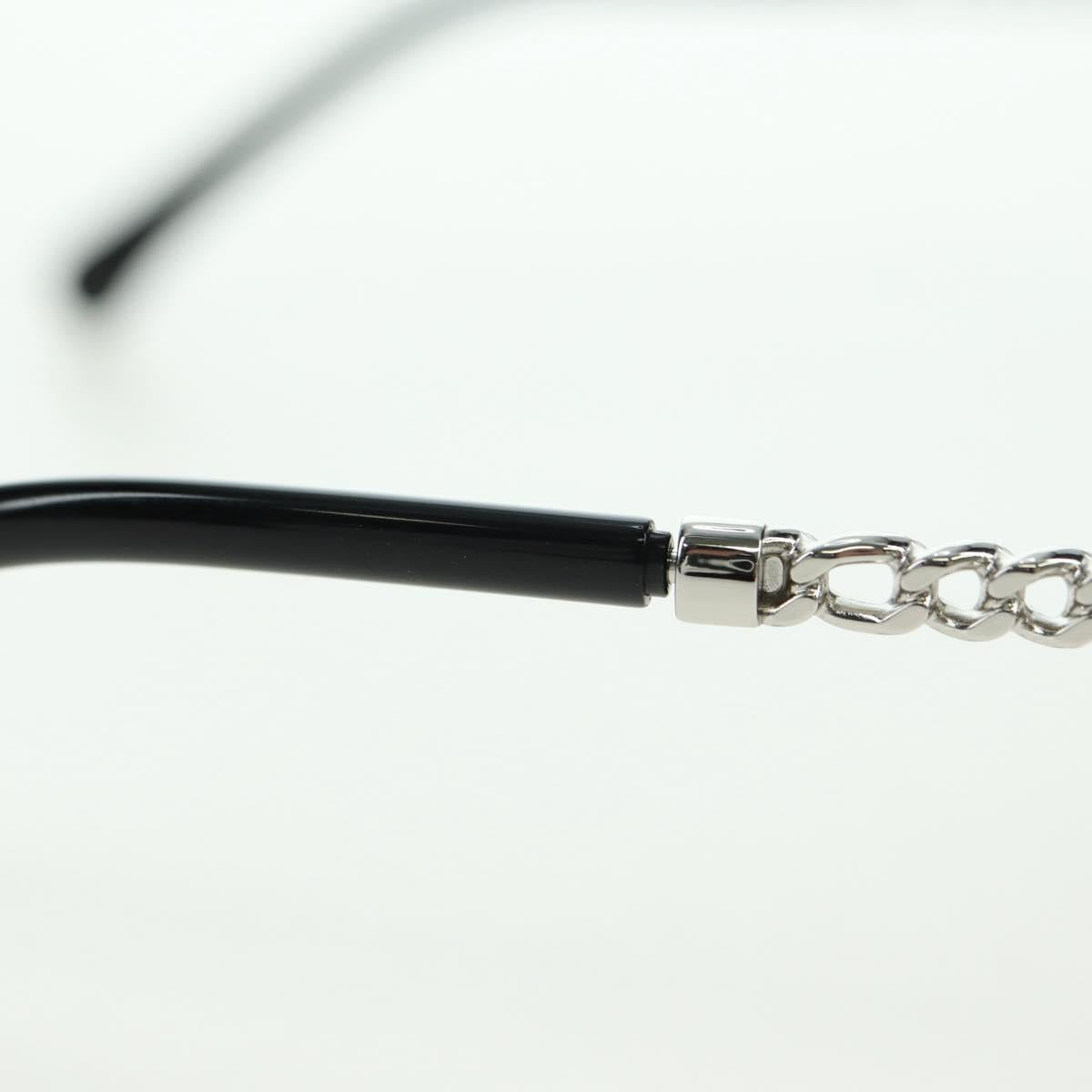 CHANEL Sunglasses metal Silver tone 4242 CC Auth 177100V