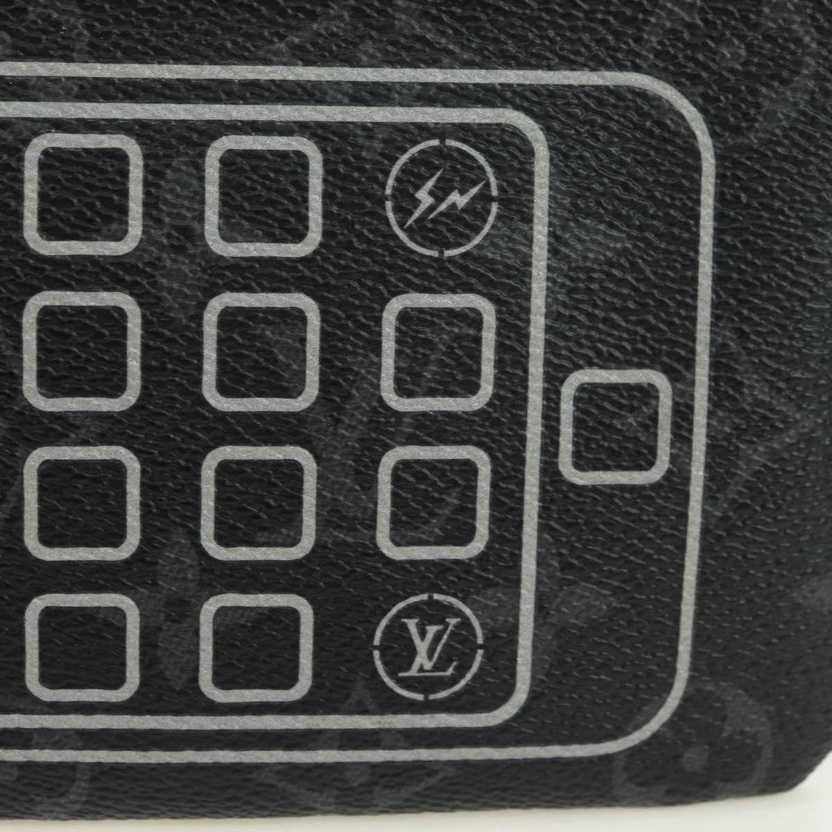 LOUIS VUITTON Monogram Eclipse Fragment iPhone Case M64449 LV Auth 177105M