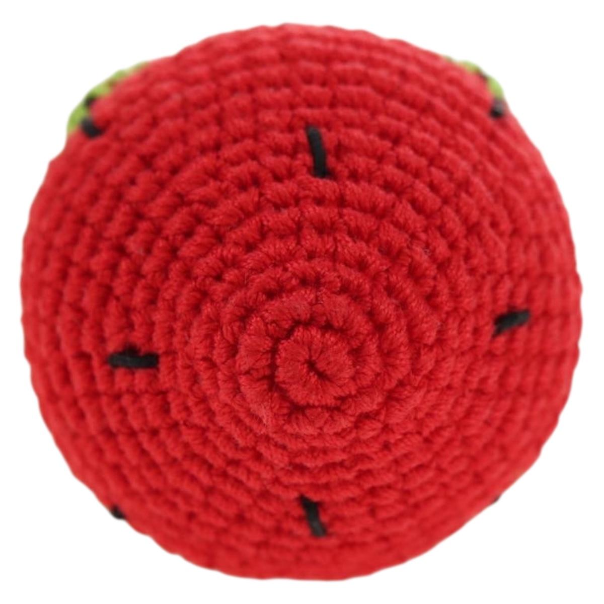 LOUIS VUITTON Bag Charm Very Licious Crochet Charm Red M02583 LV Auth 177108SM