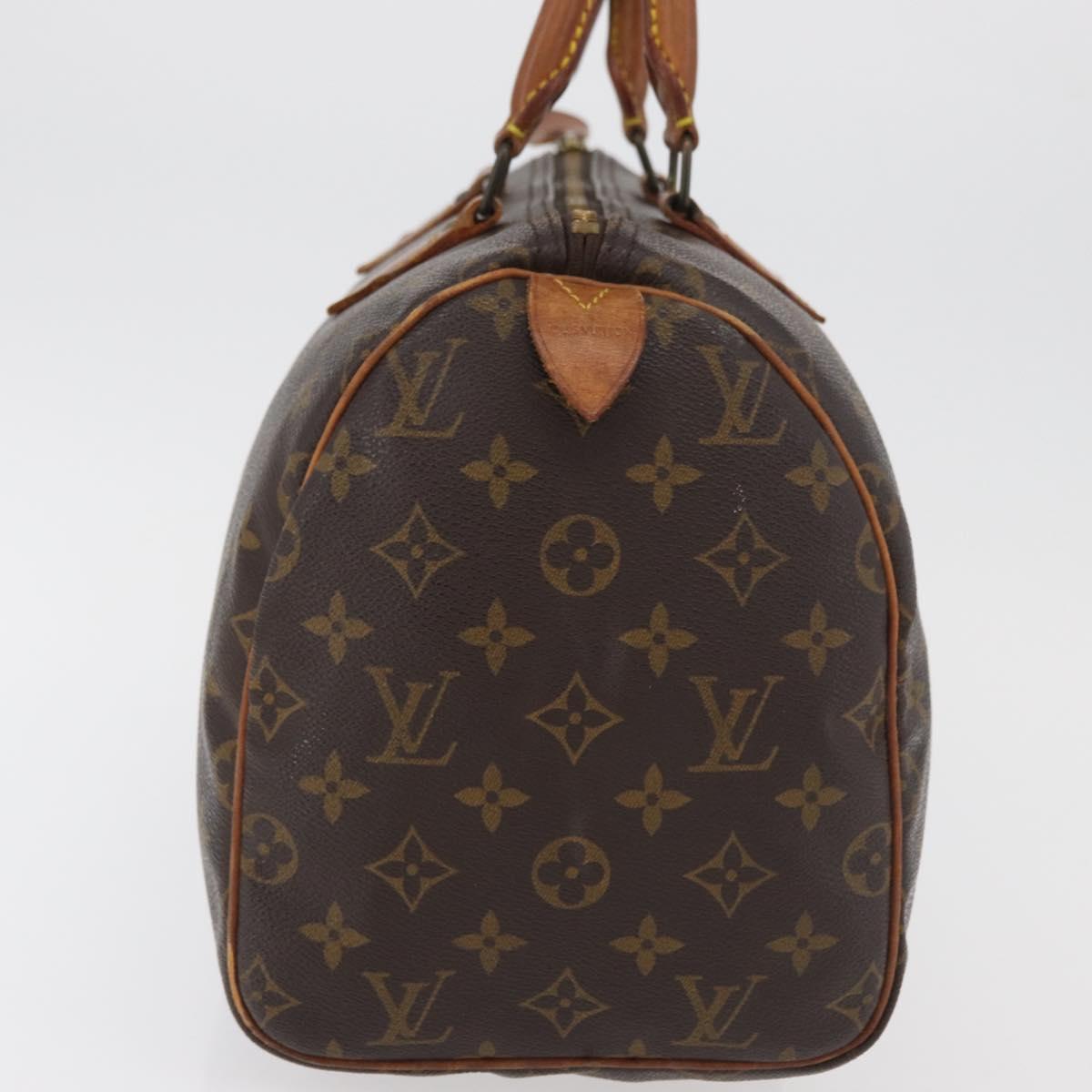 LOUIS VUITTON Monogram Speedy 30 Hand Bag M41526 LV Auth 177123