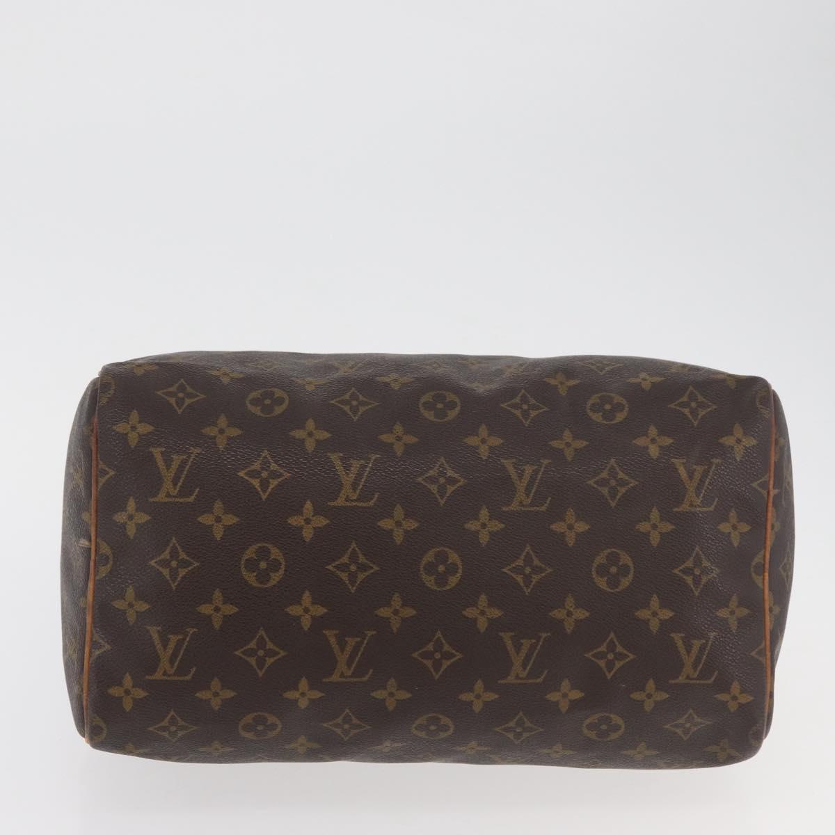 LOUIS VUITTON Monogram Speedy 30 Hand Bag M41526 LV Auth 177123