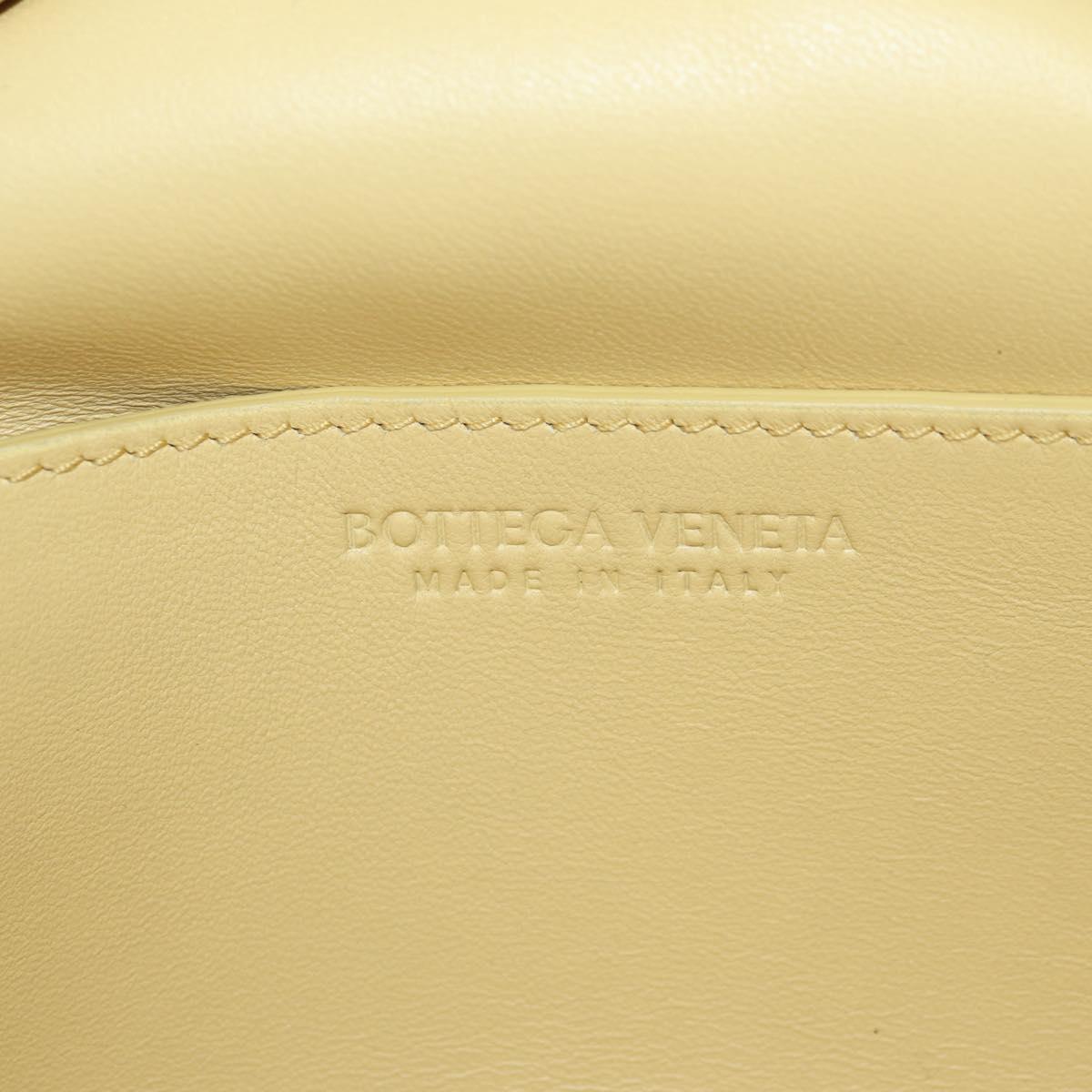 BOTTEGA VENETA Shoulder Bag Fur Yellow Gold Auth 177150M