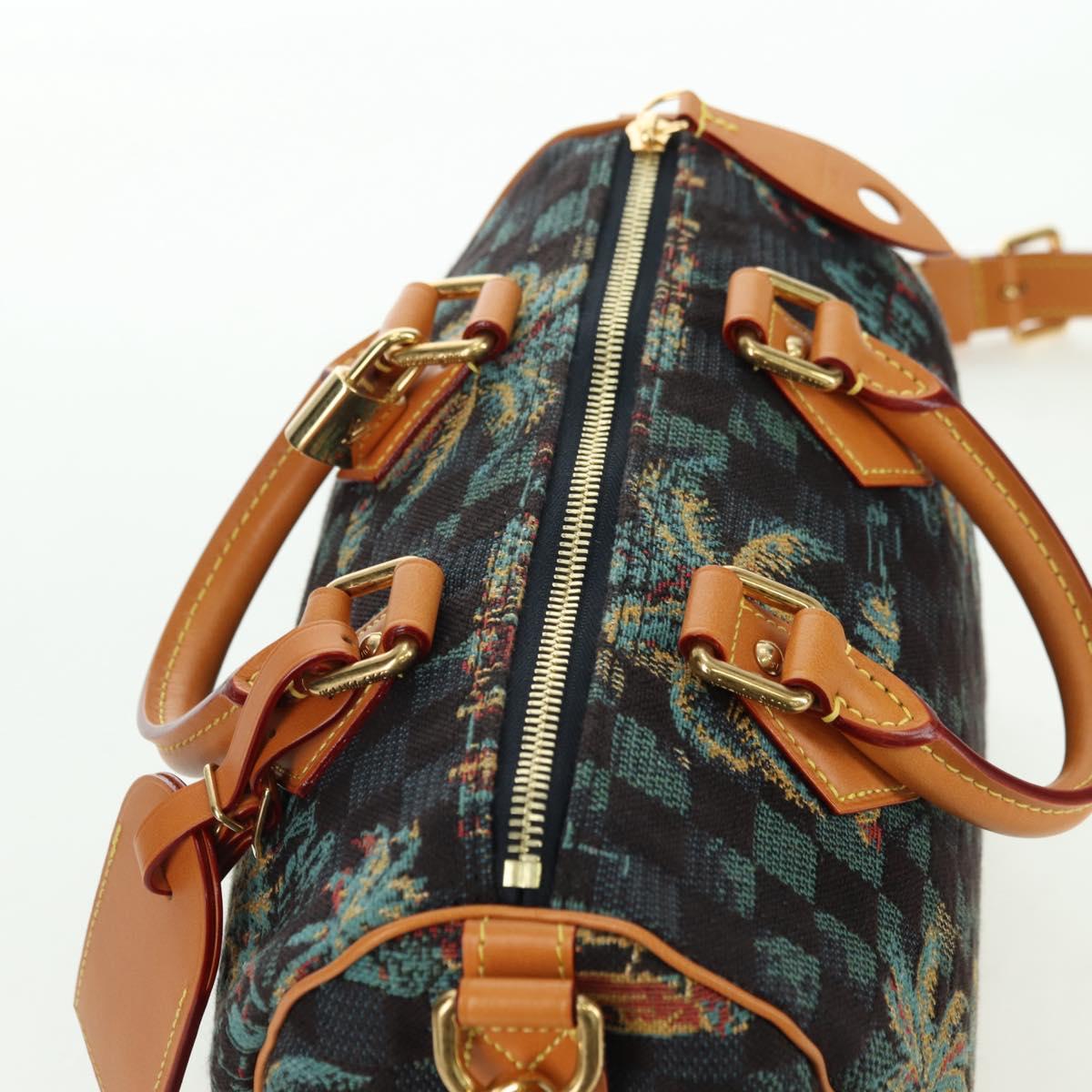 LOUIS VUITTON Damier Palm Tree Speedy Bandouliere 25 Bag N00225 LV Auth 177167SM