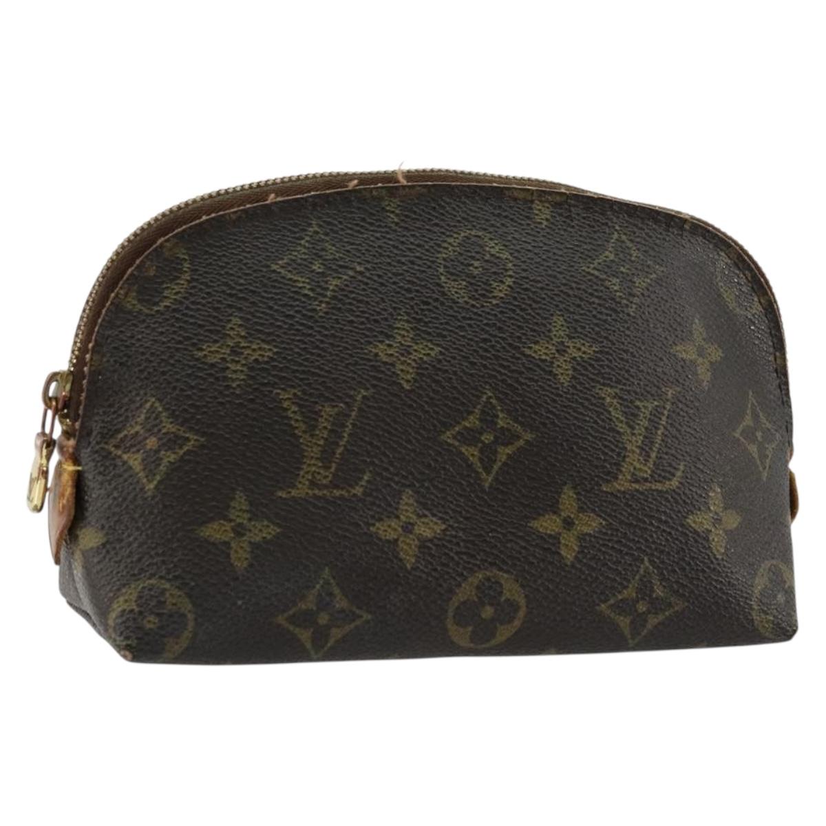 LOUIS VUITTON Monogram Pochette Cosmetic PM Pouch M43998 LV Auth 177168