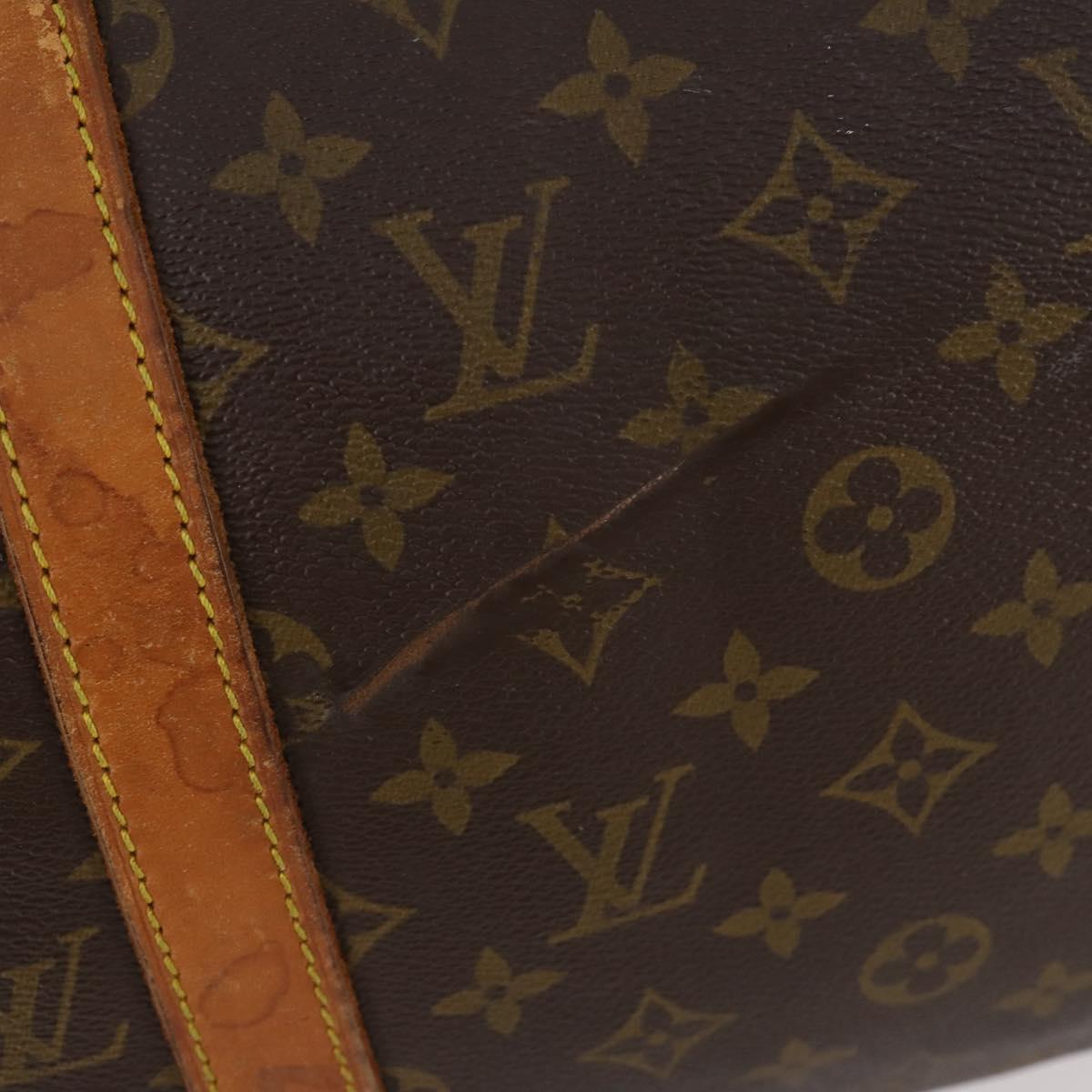LOUIS VUITTON Monogram Keepall Bandouliere 50 Boston Bag M41416 LV Auth 177183