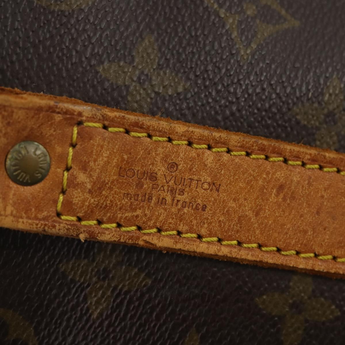 LOUIS VUITTON Monogram Keepall Bandouliere 50 Boston Bag M41416 LV Auth 177183