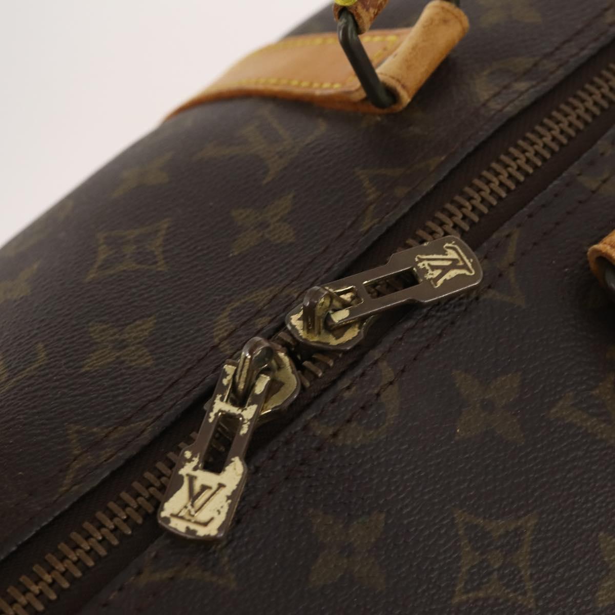 LOUIS VUITTON Monogram Keepall Bandouliere 50 Boston Bag M41416 LV Auth 177183