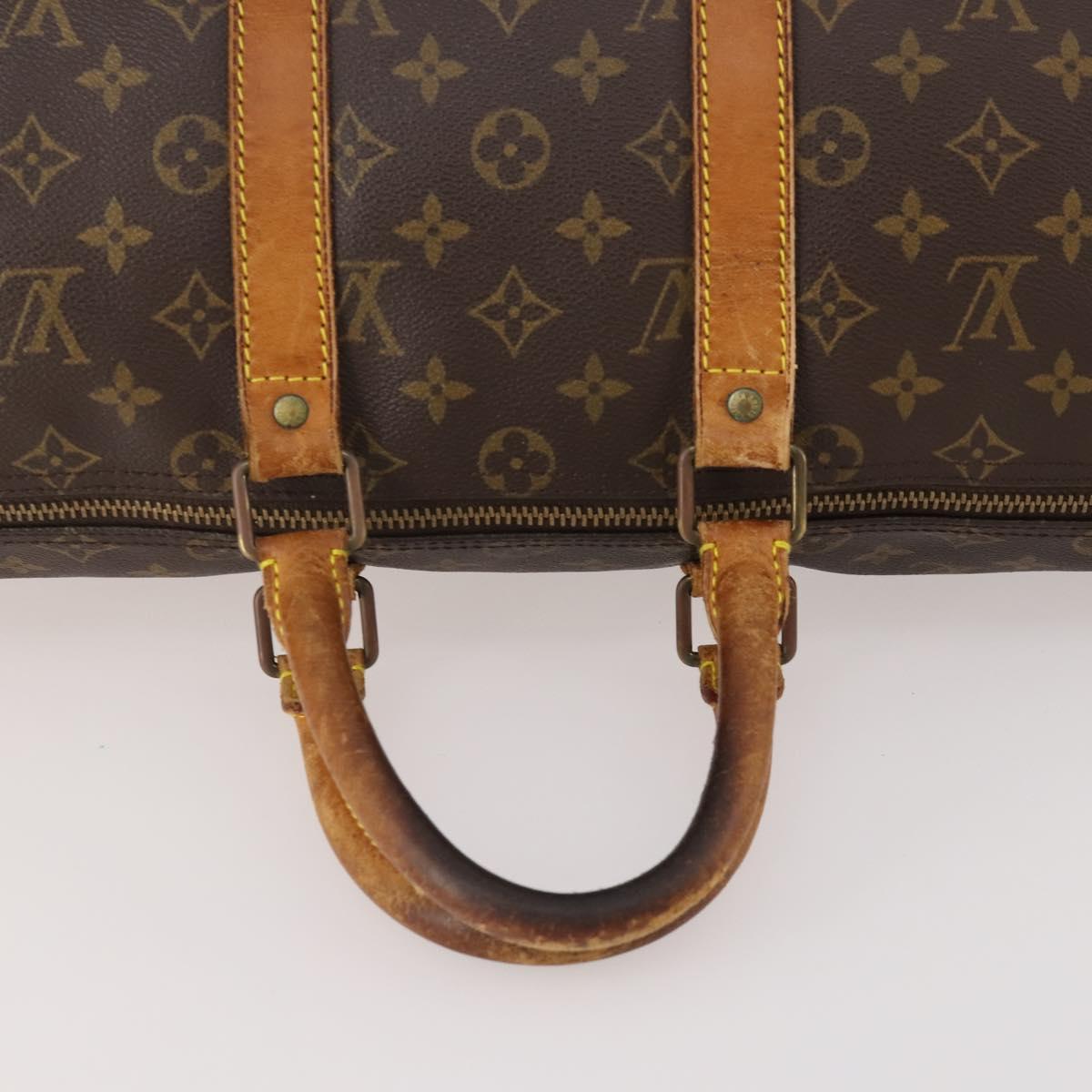 LOUIS VUITTON Monogram Keepall 45 Boston Bag M41428 LV Auth 177191