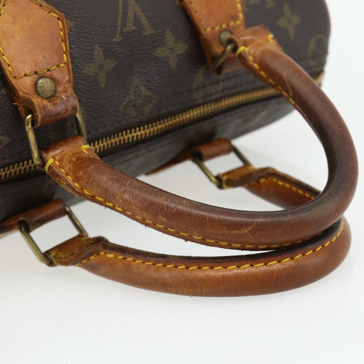 LOUIS VUITTON Monogram Speedy 25 Hand Bag M41528 LV Auth 177210
