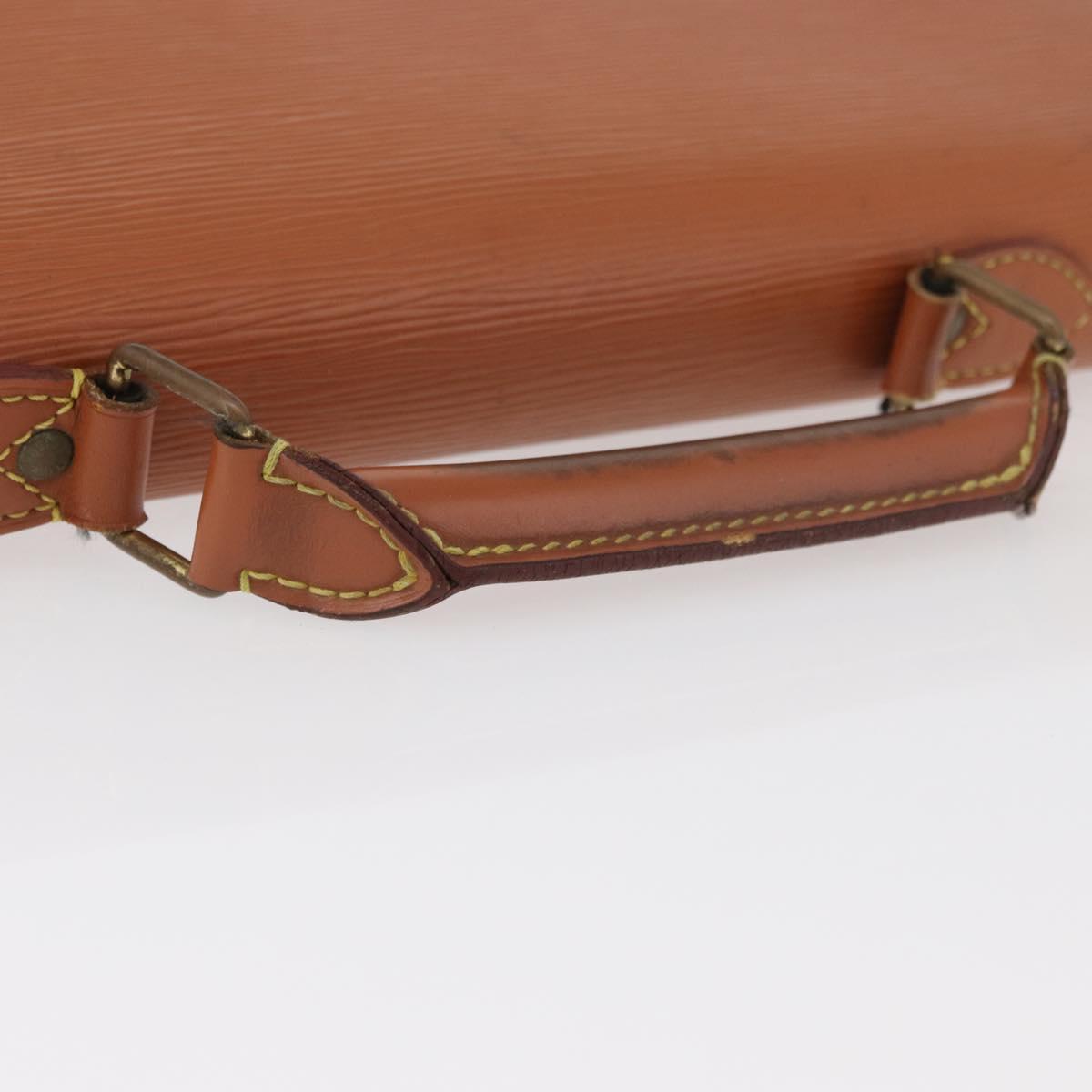LOUIS VUITTON Epi Serviette Conseiller Briefcase Zipangu Gold M54428 Auth 177213