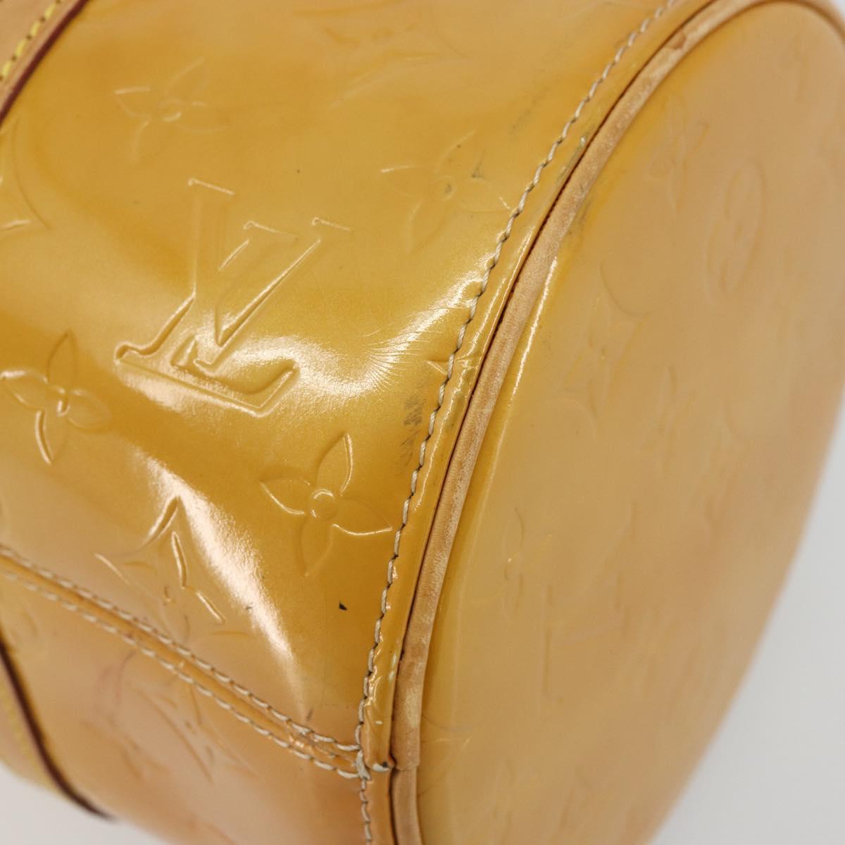 LOUIS VUITTON Monogram Vernis Bedford Hand Bag Beige M91006 LV Auth 177215