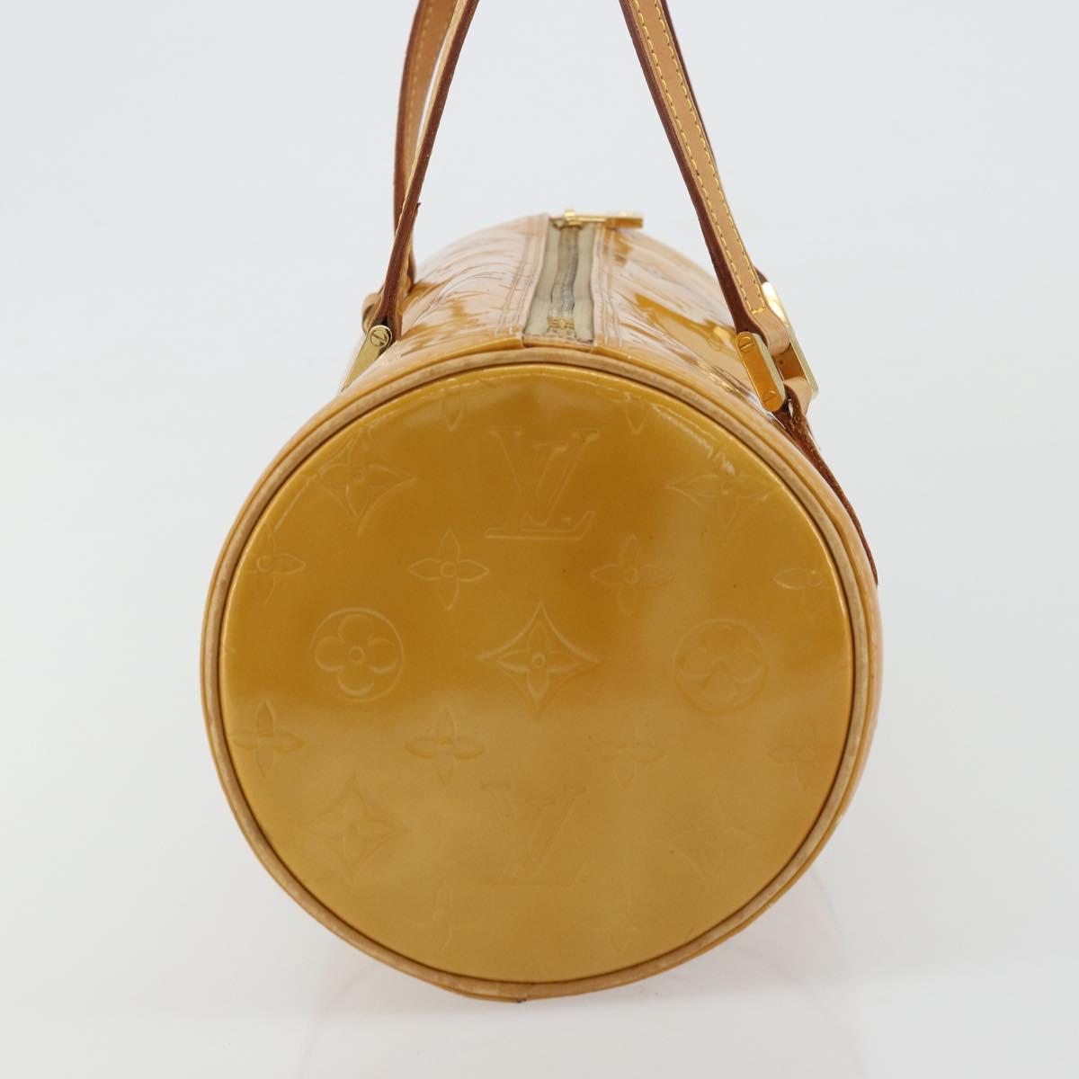 LOUIS VUITTON Monogram Vernis Bedford Hand Bag Beige M91006 LV Auth 177215