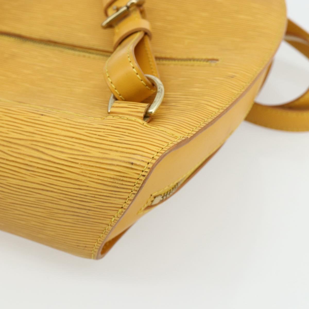 LOUIS VUITTON Epi Mabillon Backpack Yellow M52239 LV Auth 177227