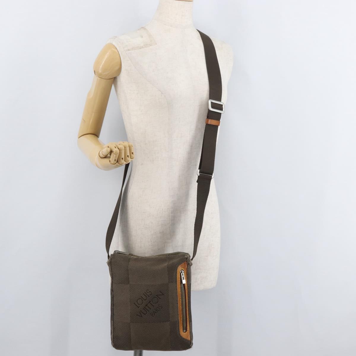LOUIS VUITTON Damier Geant Sitadan PM Shoulder Bag Tail M93043 LV Auth 177228