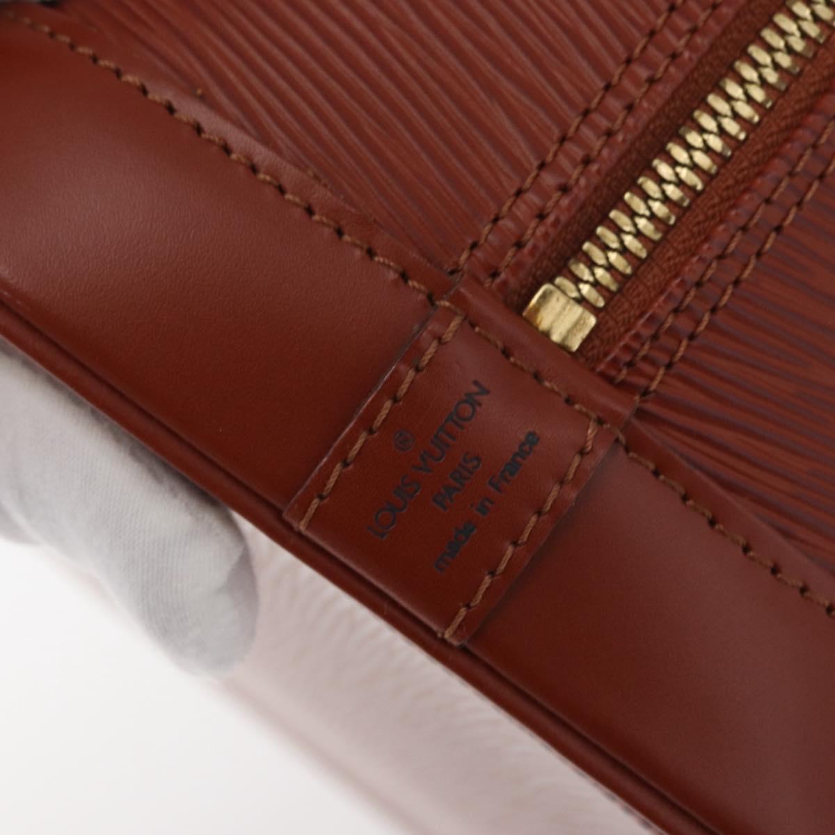 LOUIS VUITTON Epi Alma Hand Bag Brown M52143 LV Auth 177229A