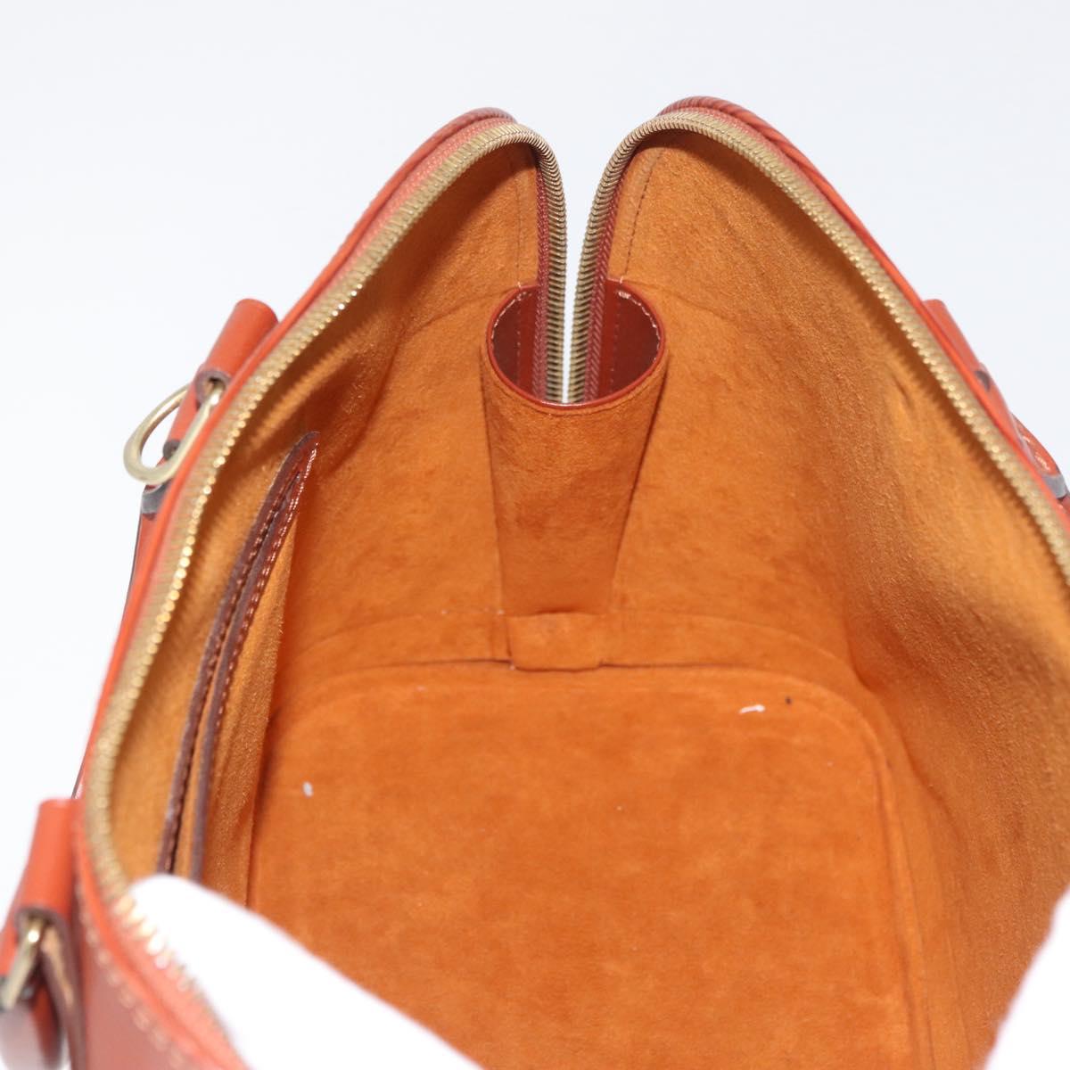 LOUIS VUITTON Epi Alma Hand Bag Brown M52143 LV Auth 177229A