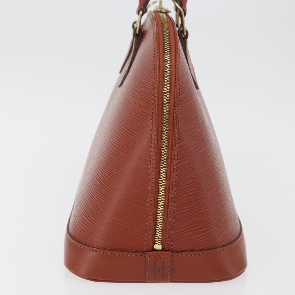 LOUIS VUITTON Epi Alma Hand Bag Brown M52143 LV Auth 177229A