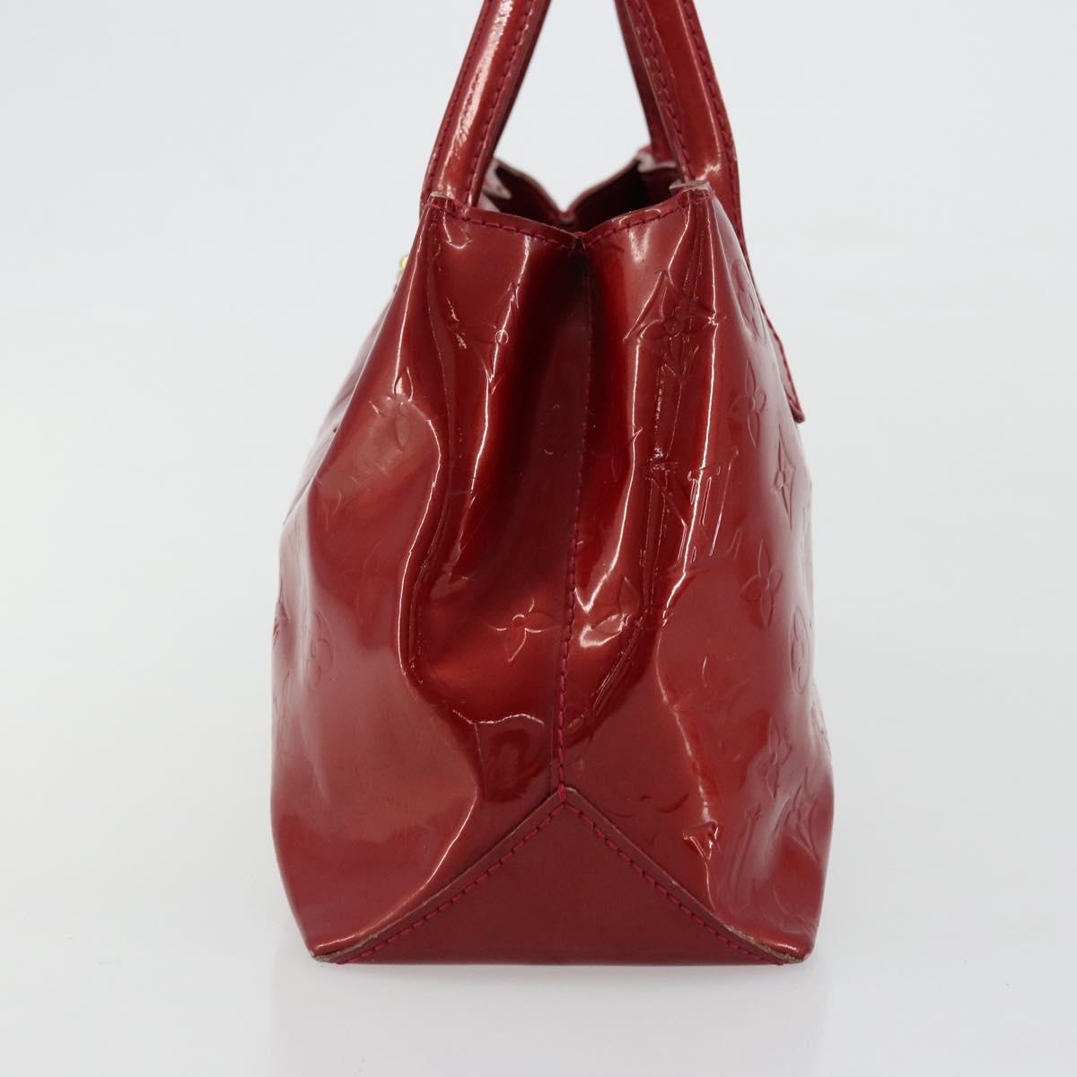LOUIS VUITTON Monogram Vernis Wilshire PM Bag Pomme D'amour M93642 Auth 177241