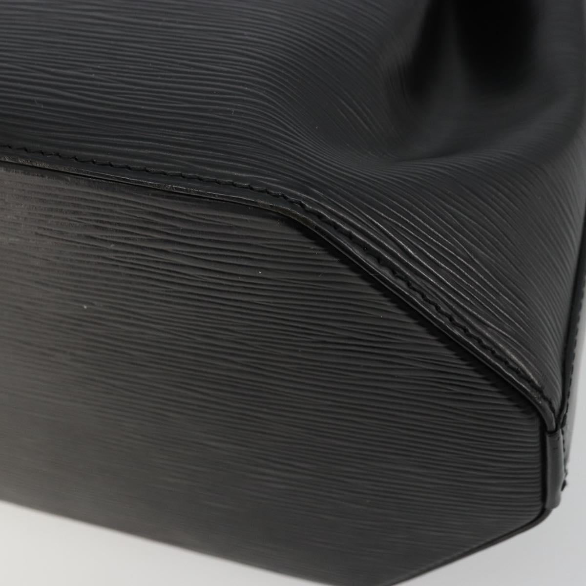 LOUIS VUITTON Epi Sac Depaule GM Shoulder Bag Black M80155 LV Auth 177244