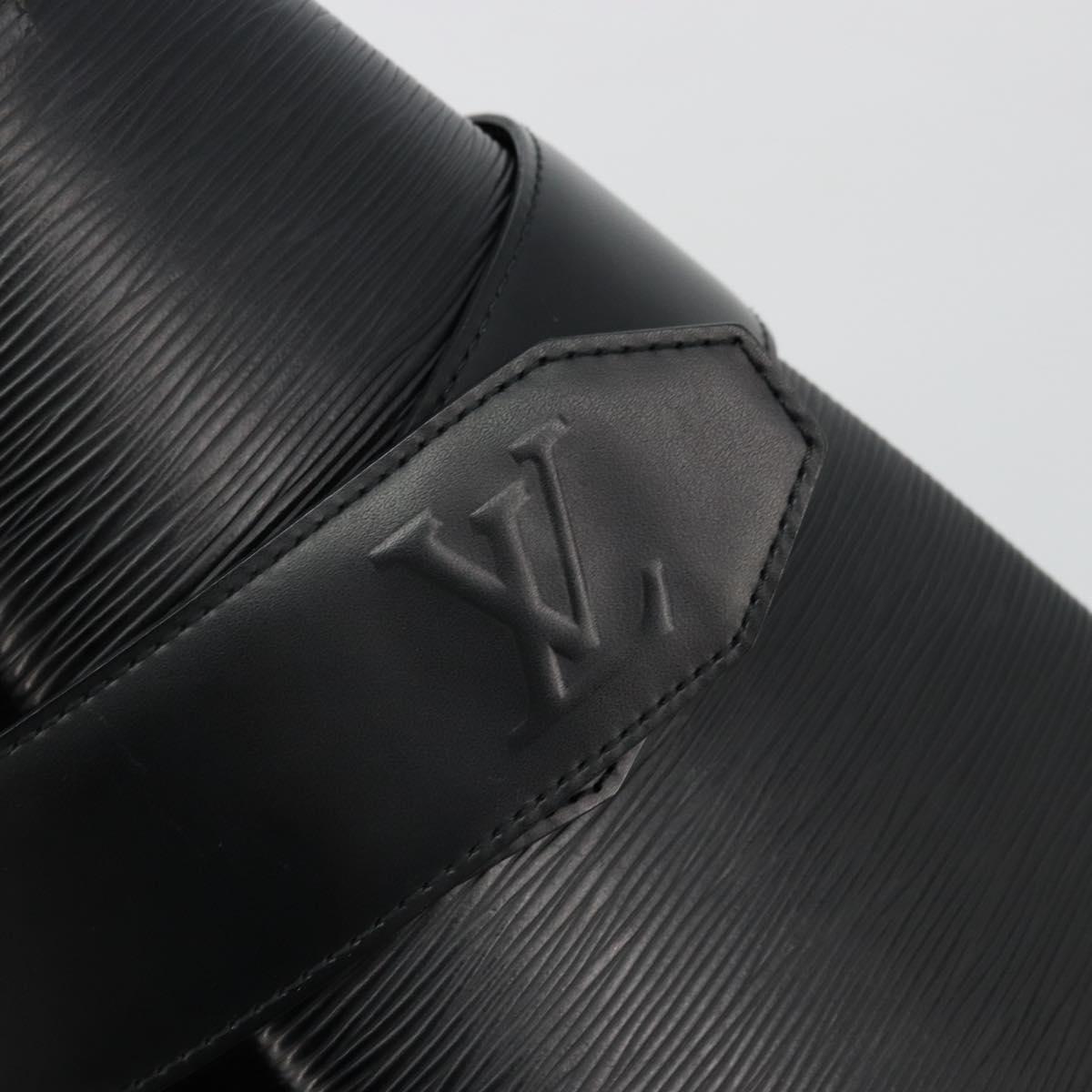 LOUIS VUITTON Epi Sac Depaule GM Shoulder Bag Black M80155 LV Auth 177244