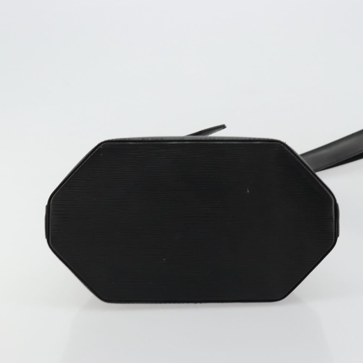 LOUIS VUITTON Epi Sac Depaule GM Shoulder Bag Black M80155 LV Auth 177244