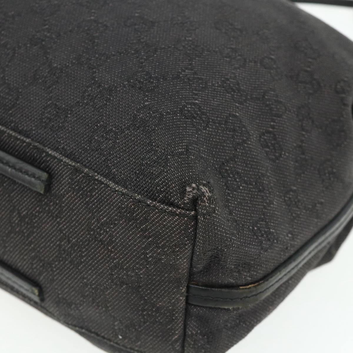 GUCCI GG Canvas Tote Bag Black 101341 Auth 177247