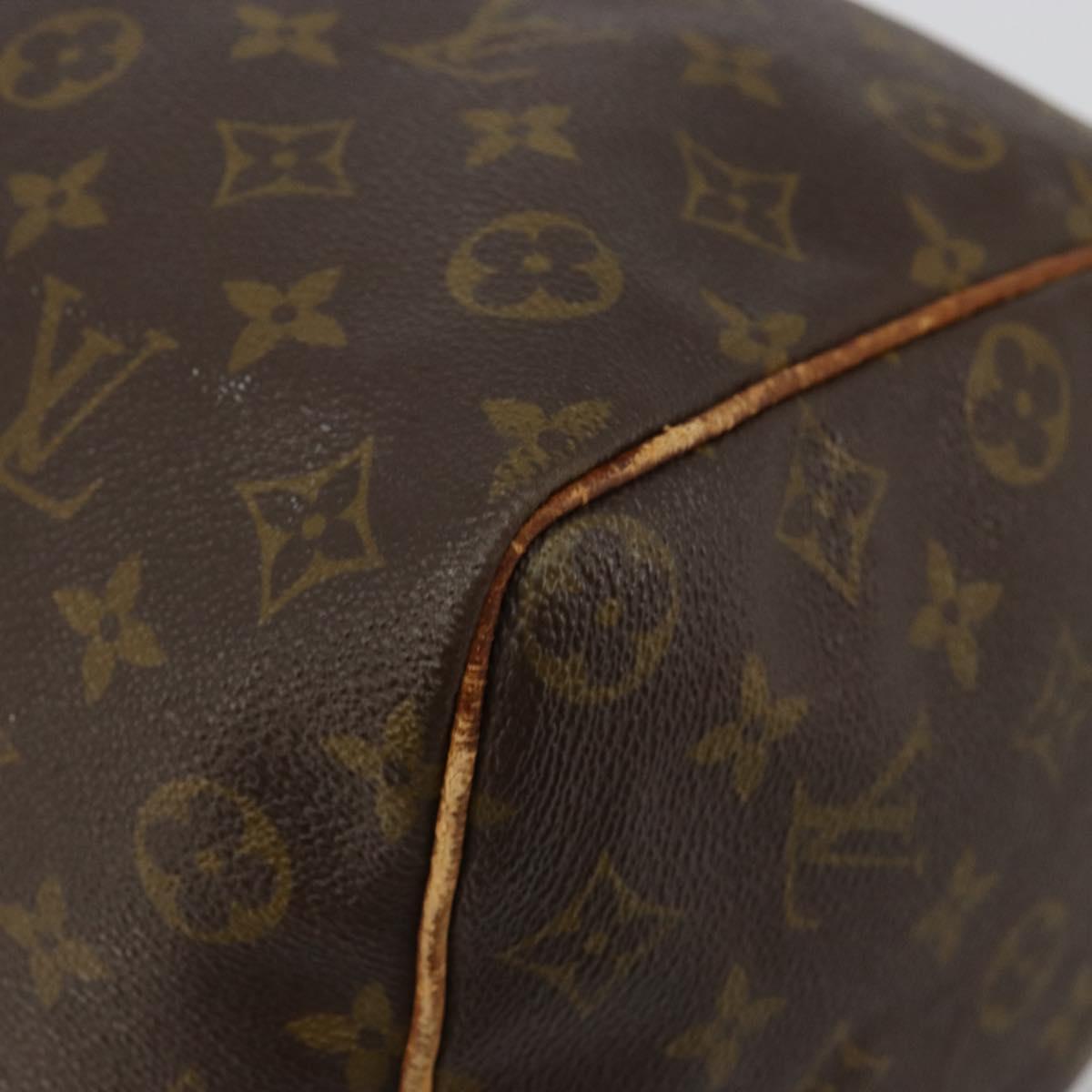 LOUIS VUITTON Monogram Speedy 35 Hand Bag M41524 LV Auth 177252