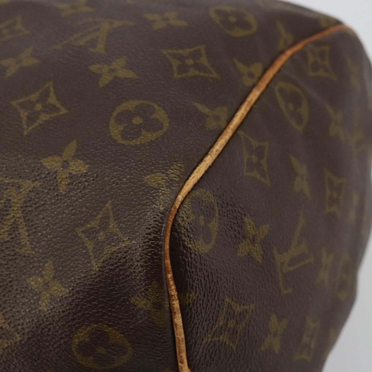 LOUIS VUITTON Monogram Speedy 35 Hand Bag M41524 LV Auth 177252