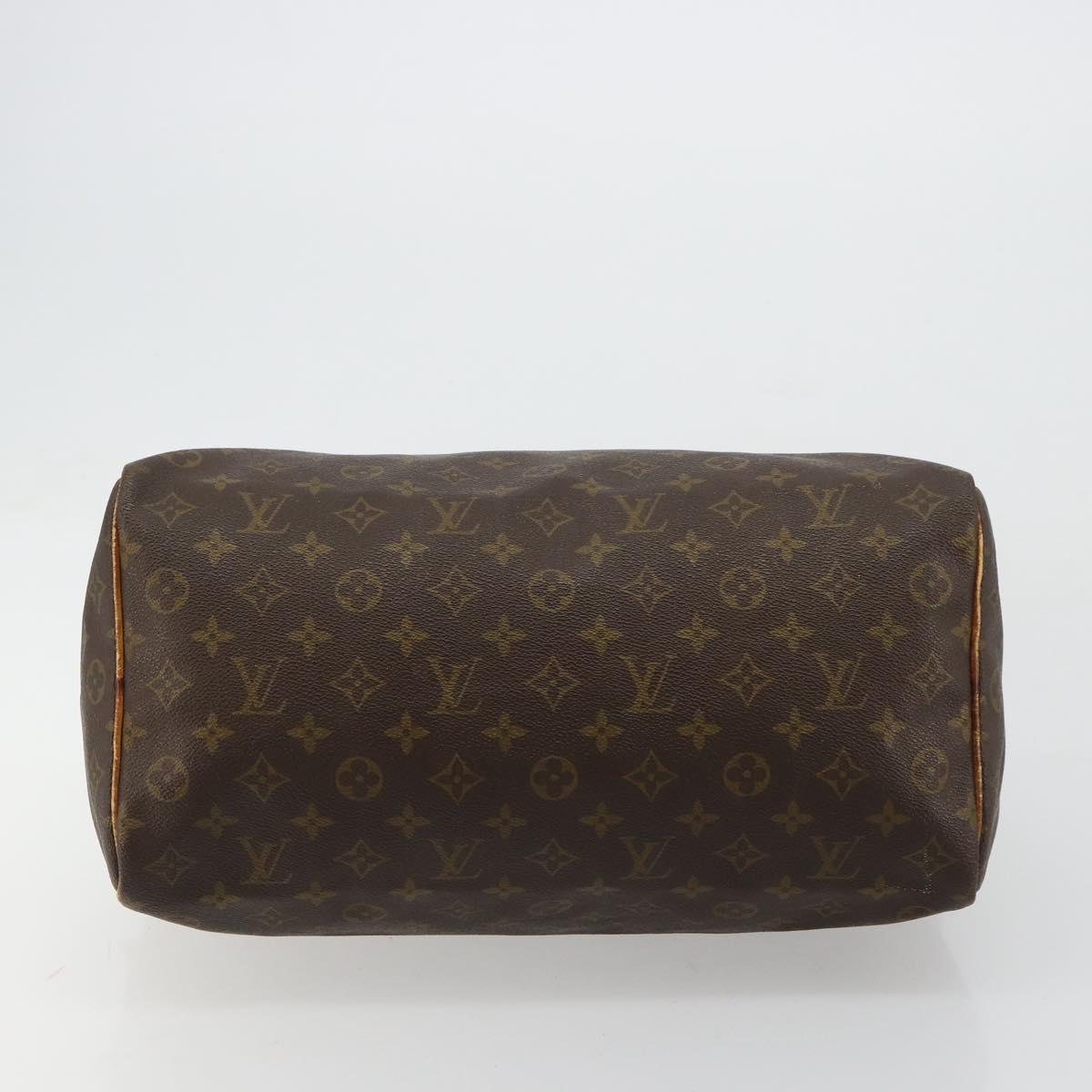 LOUIS VUITTON Monogram Speedy 35 Hand Bag M41524 LV Auth 177252