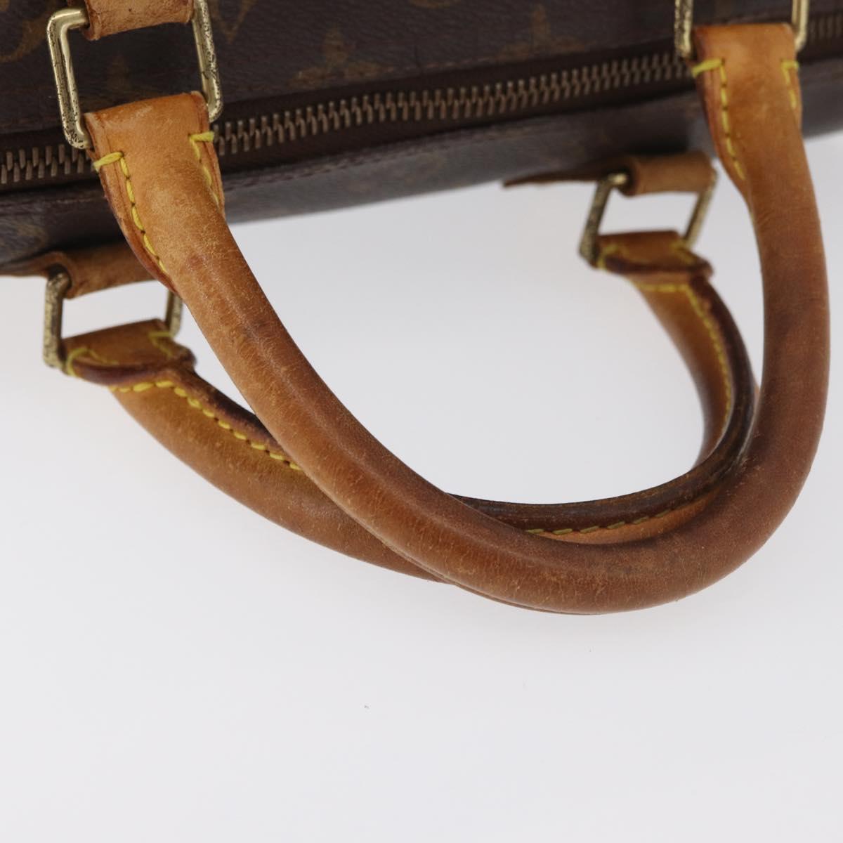 LOUIS VUITTON Monogram Speedy 30 Hand Bag M41526 LV Auth 177254