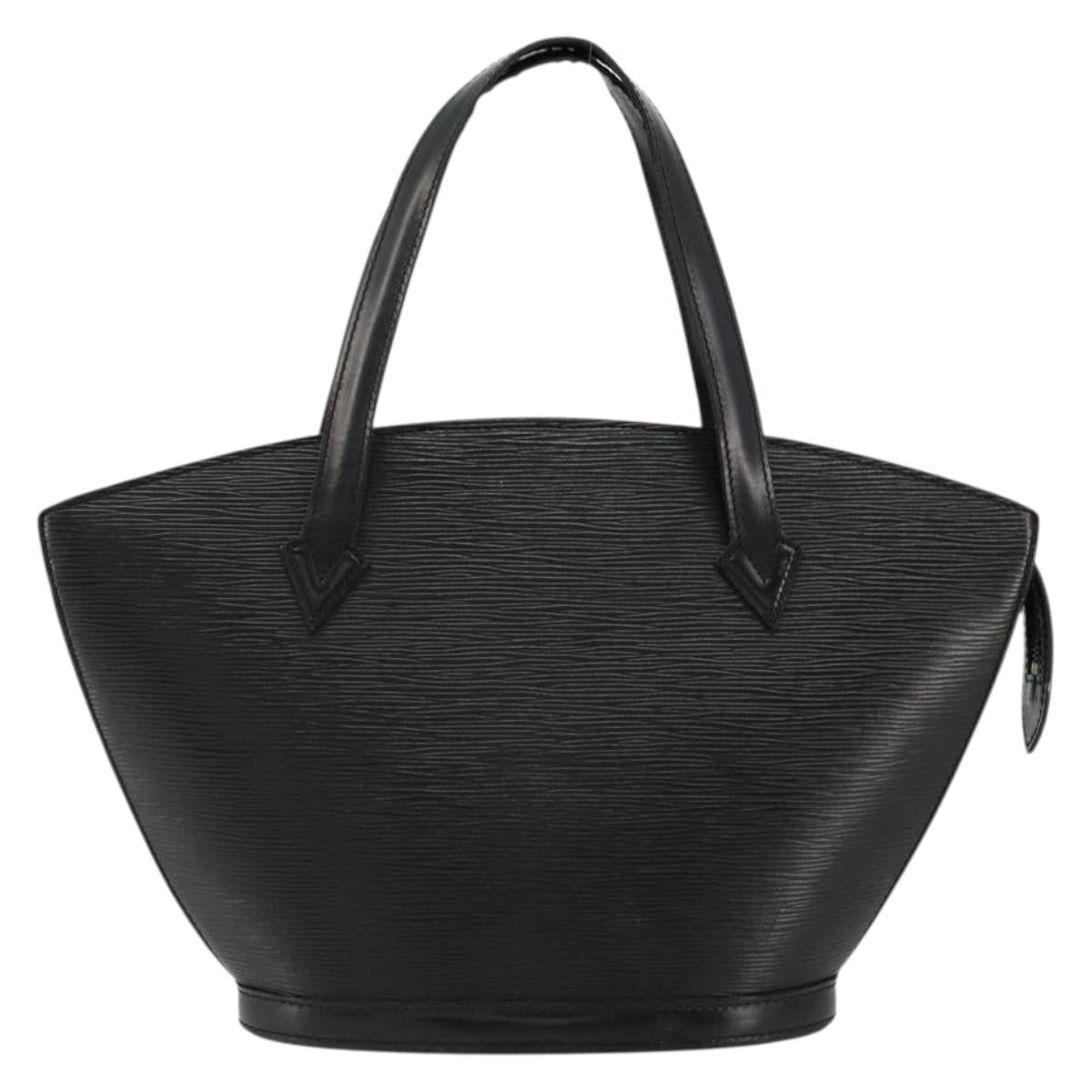 LOUIS VUITTON Epi Saint Jacques Shopping Shoulder Bag Black M52272 Auth 177261