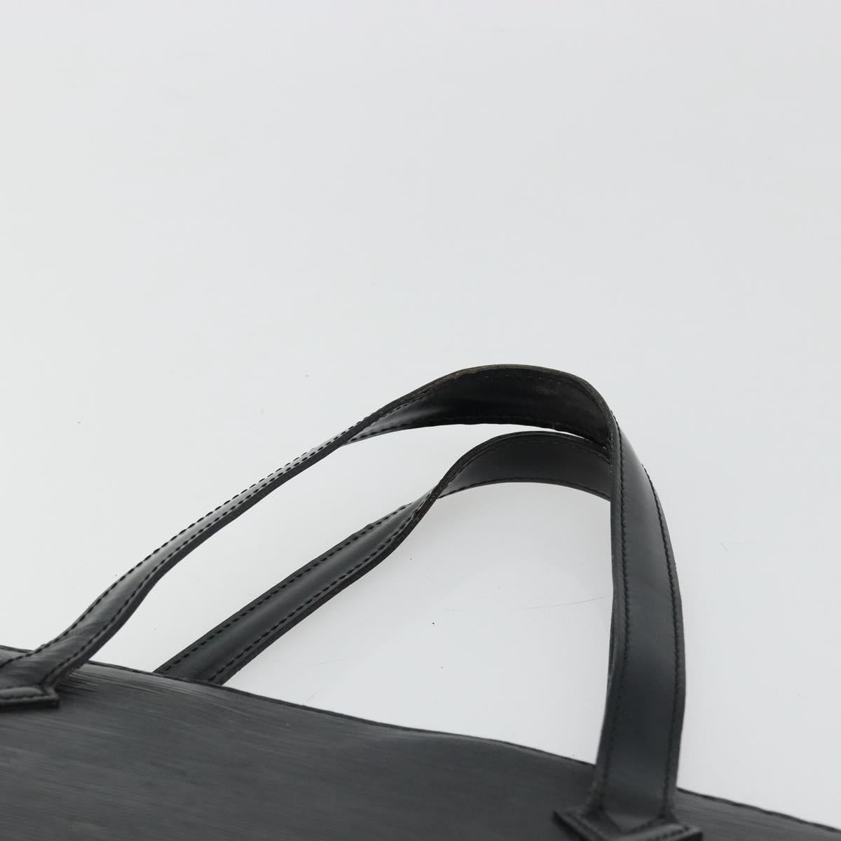 LOUIS VUITTON Epi Saint Jacques Shopping Shoulder Bag Black M52272 Auth 177261