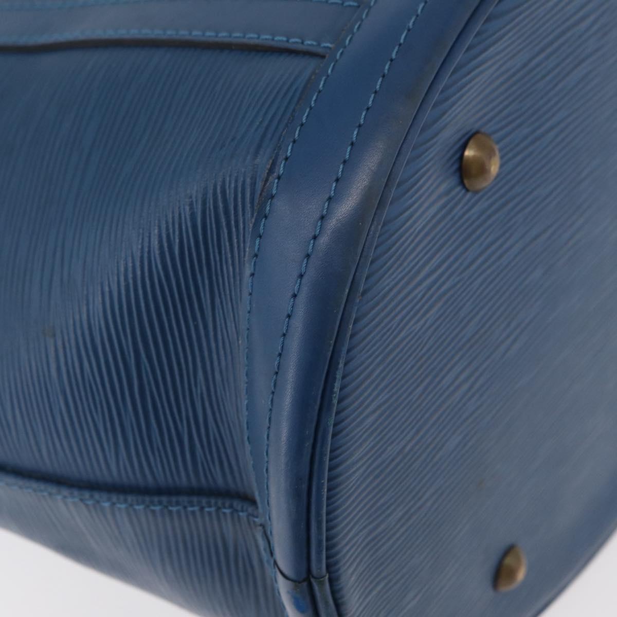 LOUIS VUITTON Epi Bucket GM Shoulder Bag SPO Blue LV Auth 177263