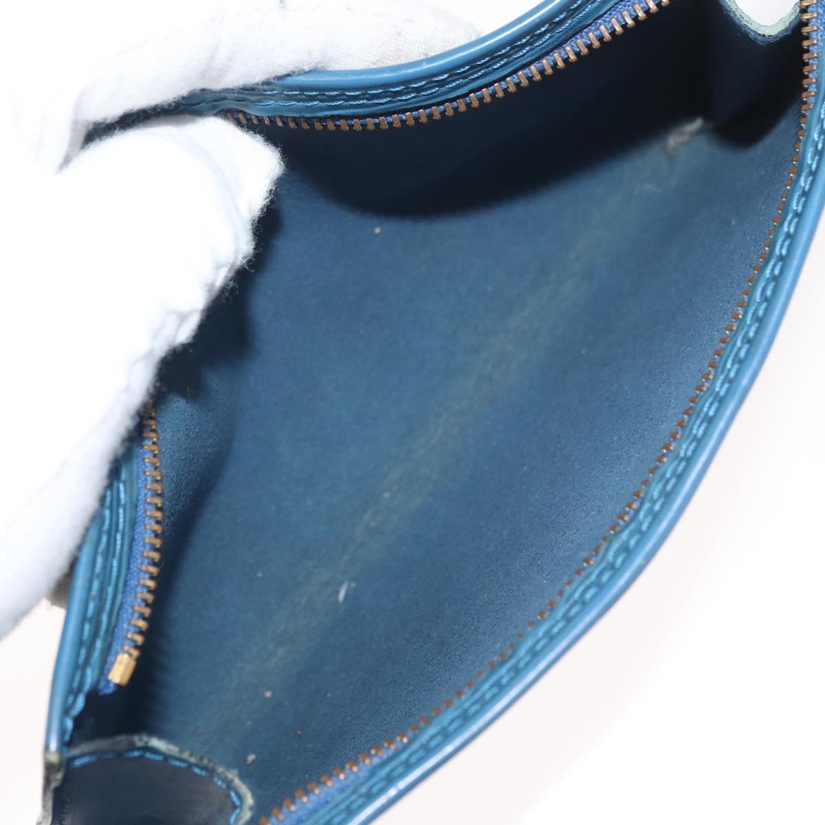 LOUIS VUITTON Epi Bucket GM Shoulder Bag SPO Blue LV Auth 177263