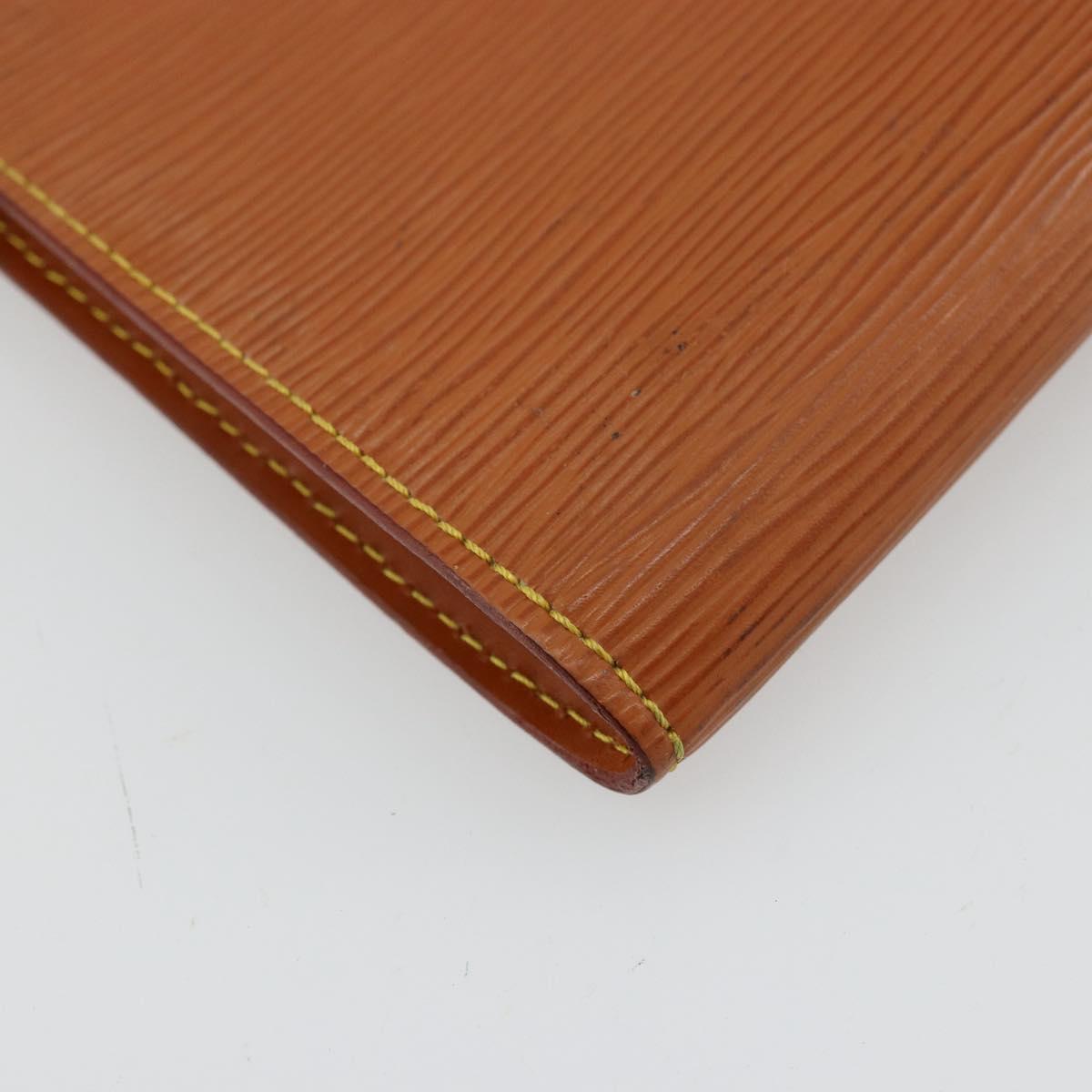 LOUIS VUITTON Epi Pochette Accessoires Pouch Zipangu Gold M52948 LV Auth 177285