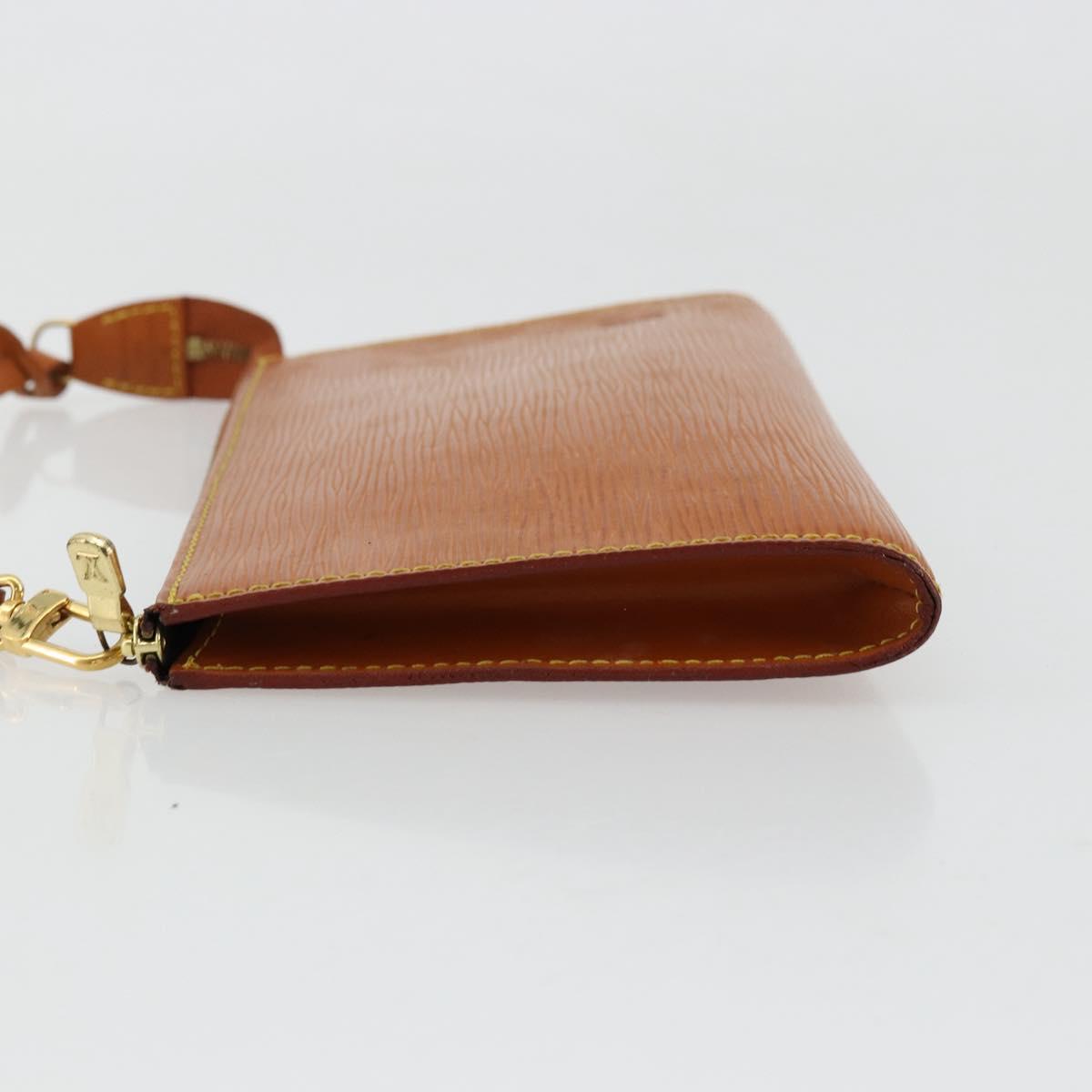 LOUIS VUITTON Epi Pochette Accessoires Pouch Zipangu Gold M52948 LV Auth 177285