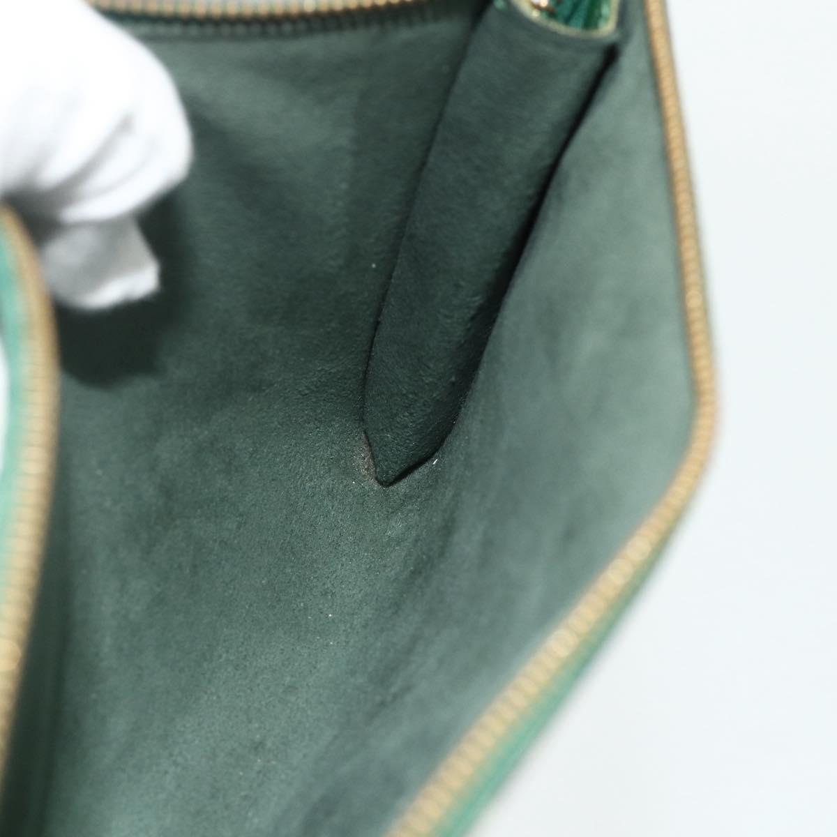 LOUIS VUITTON Epi Pochette Accessoires ¥ Pouch Green M52984 LV Auth 177295