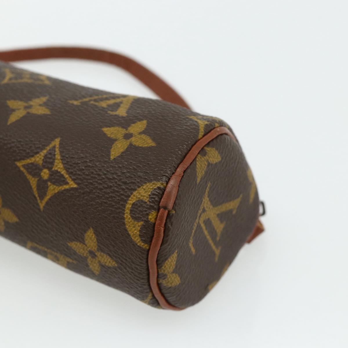 LOUIS VUITTON Monogram Papillon Pouch LV Auth 177296