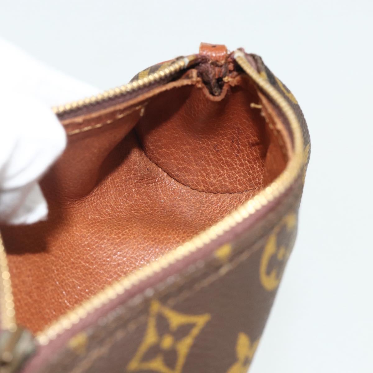 LOUIS VUITTON Monogram Papillon Pouch LV Auth 177296