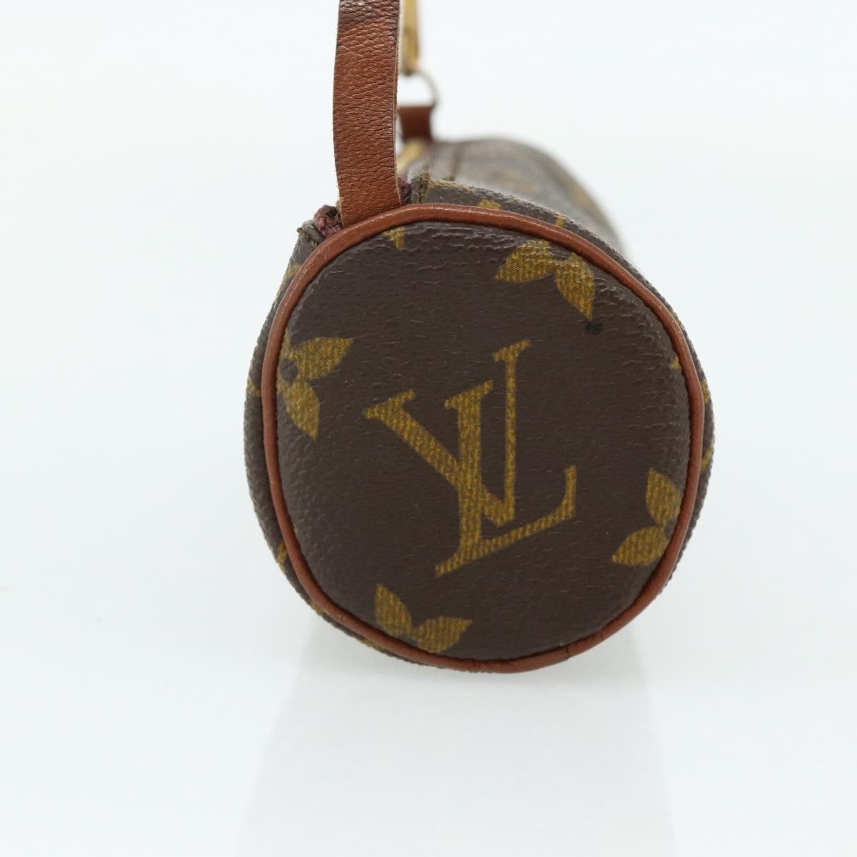 LOUIS VUITTON Monogram Papillon Pouch LV Auth 177296
